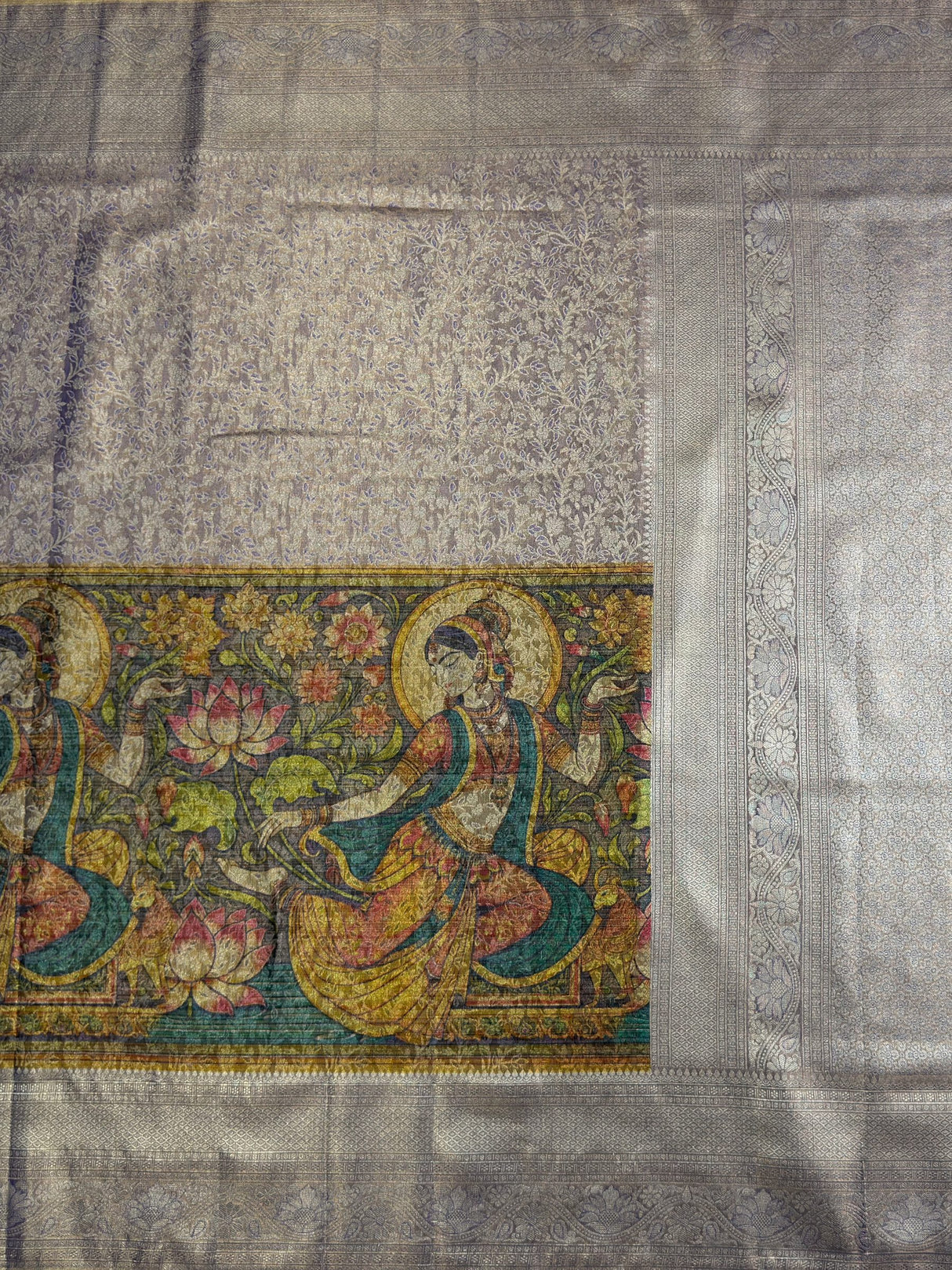 MIMOSA Saree Saree — pallu and zari work detail