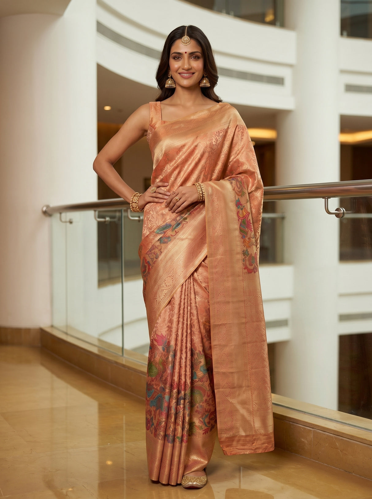 MIMOSA Saree Saree — pose 4 styling detail