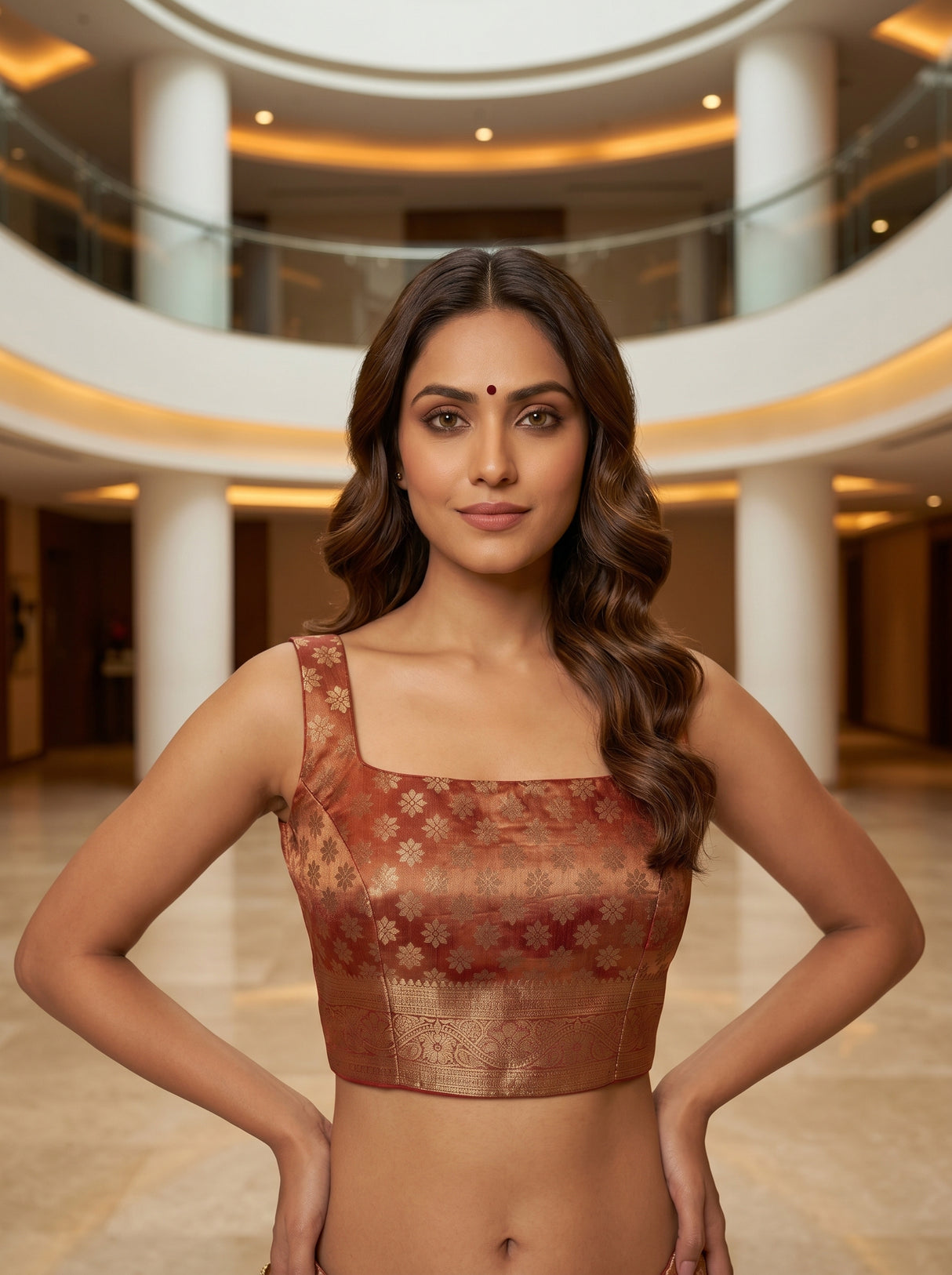 MIMOSA Saree Saree — blouse close-up