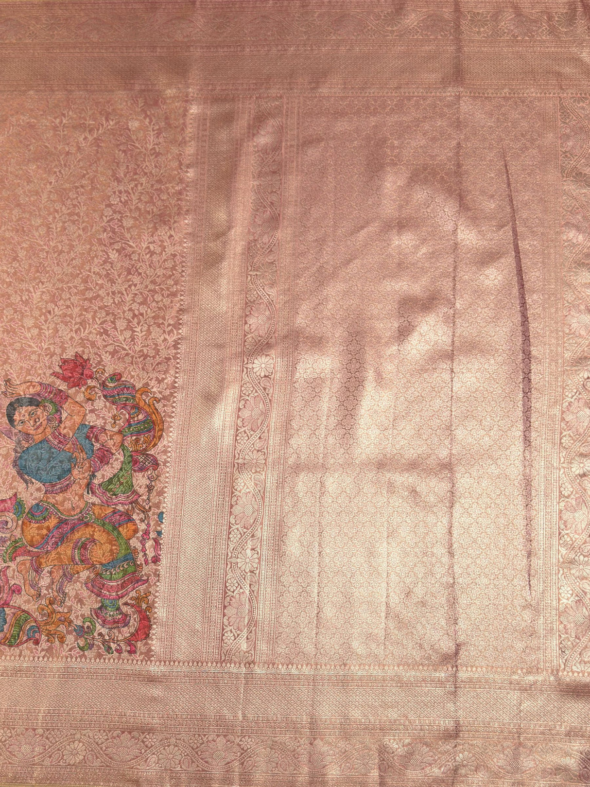 MIMOSA Saree Saree — pallu and zari work detail