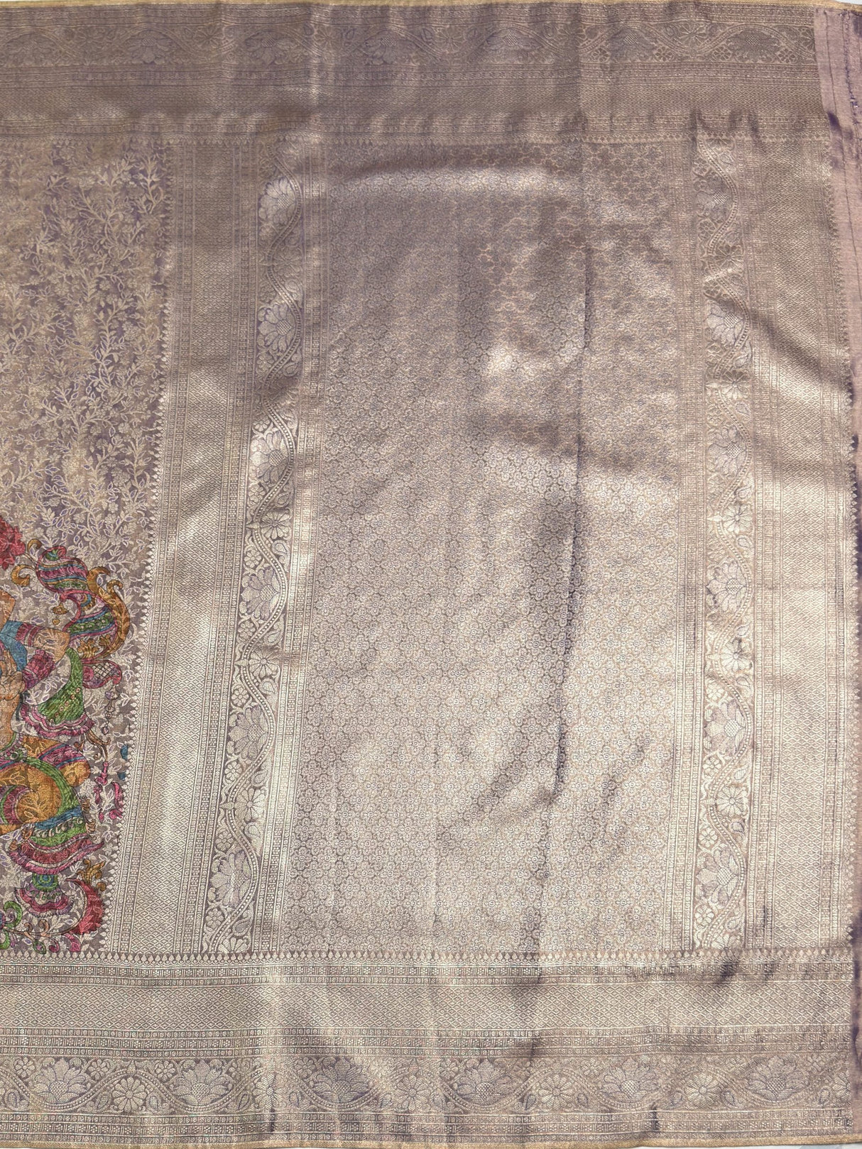 MIMOSA Saree Saree — pallu and zari work detail