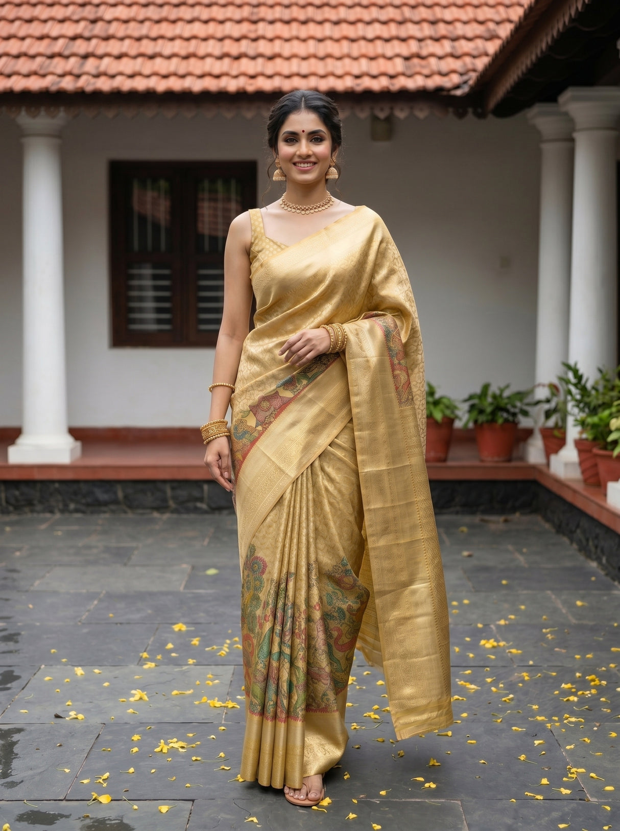 MIMOSA Saree Saree — pose 6 styling detail
