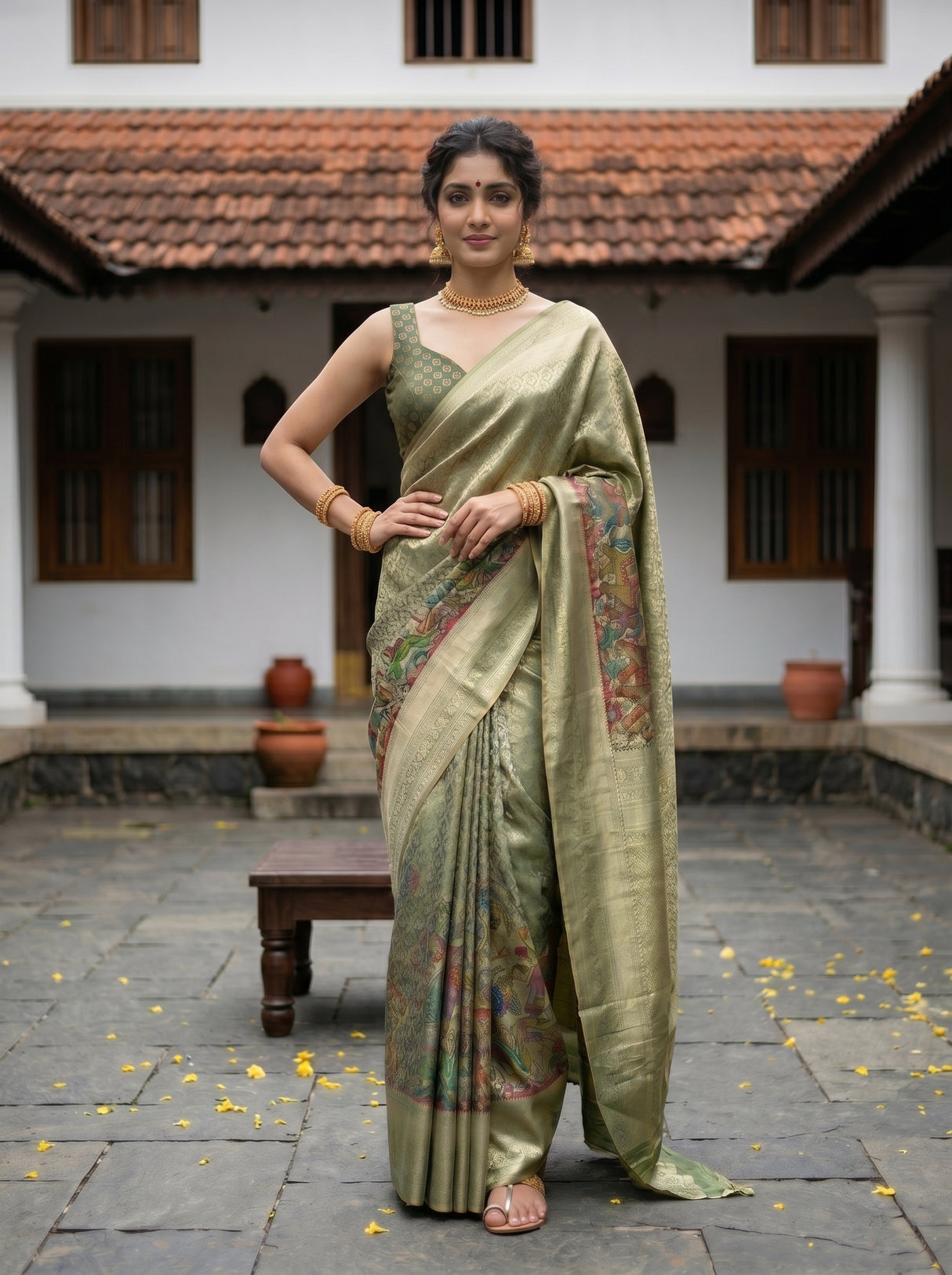 MIMOSA Saree Saree — pose 4 styling detail