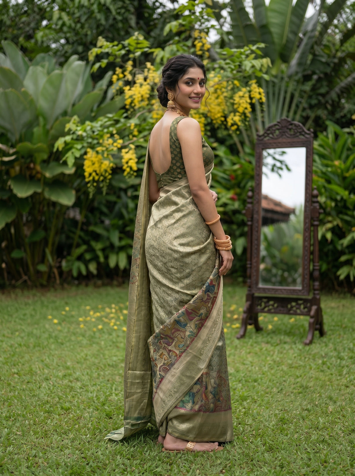 MIMOSA Saree Saree — pose 7 styling detail