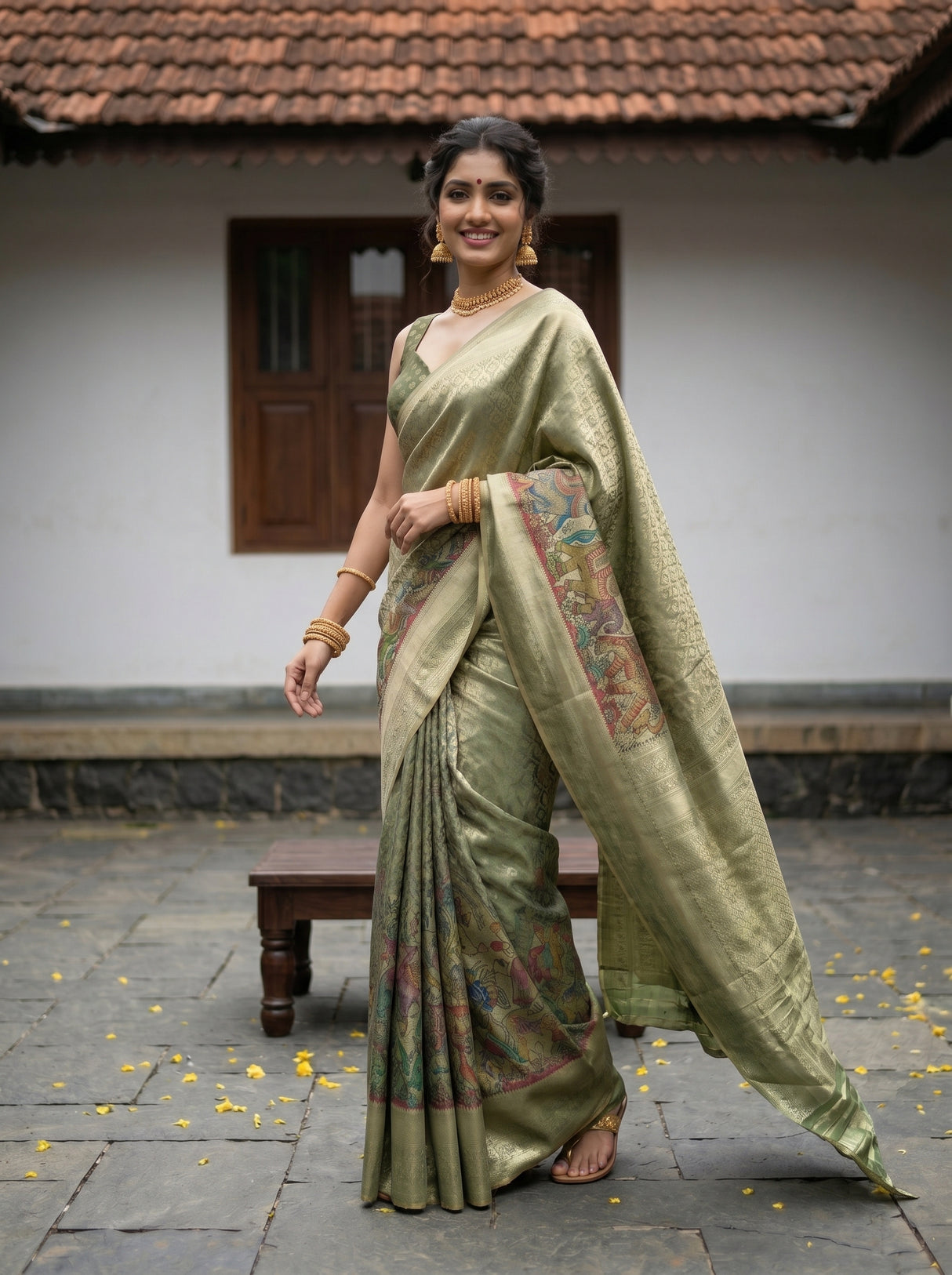 MIMOSA Saree Saree — pose 9 styling detail