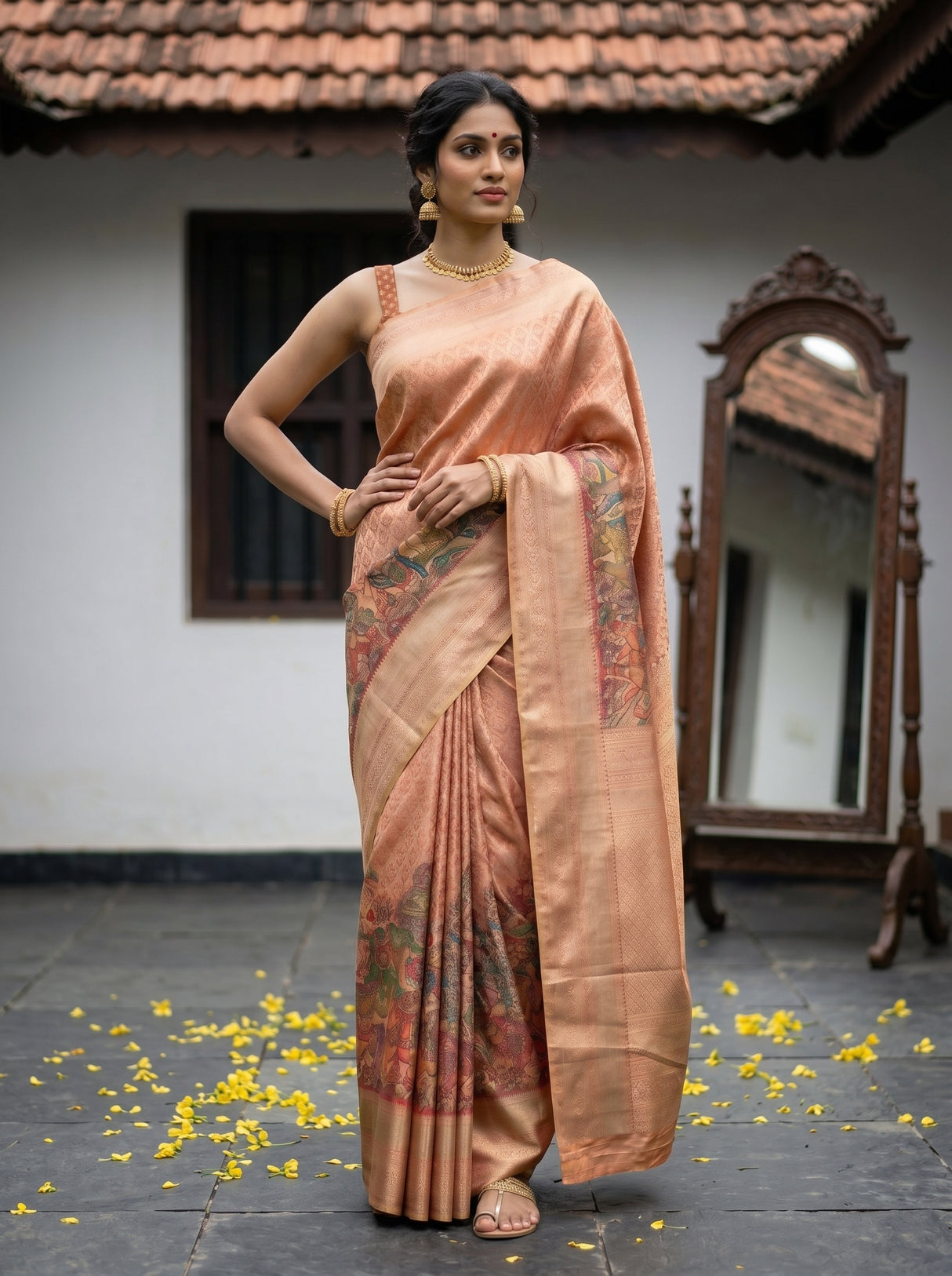 MIMOSA Saree Saree — pose 4 styling detail