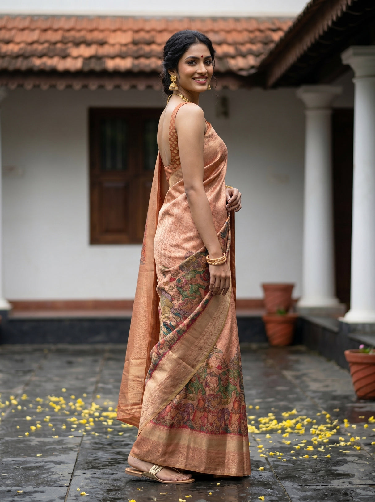 MIMOSA Saree Saree — pose 5 styling detail