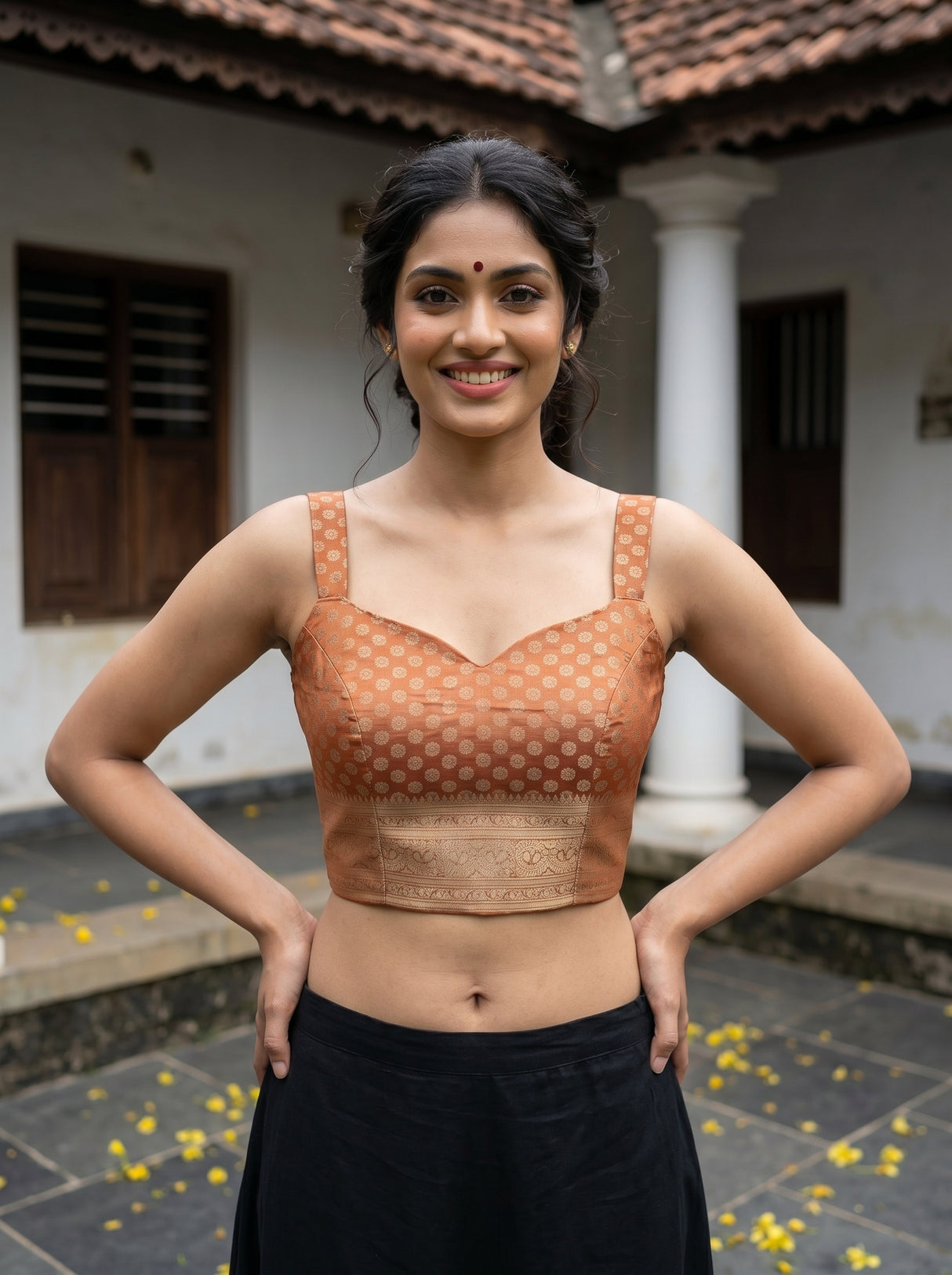 MIMOSA Saree Saree — blouse close-up