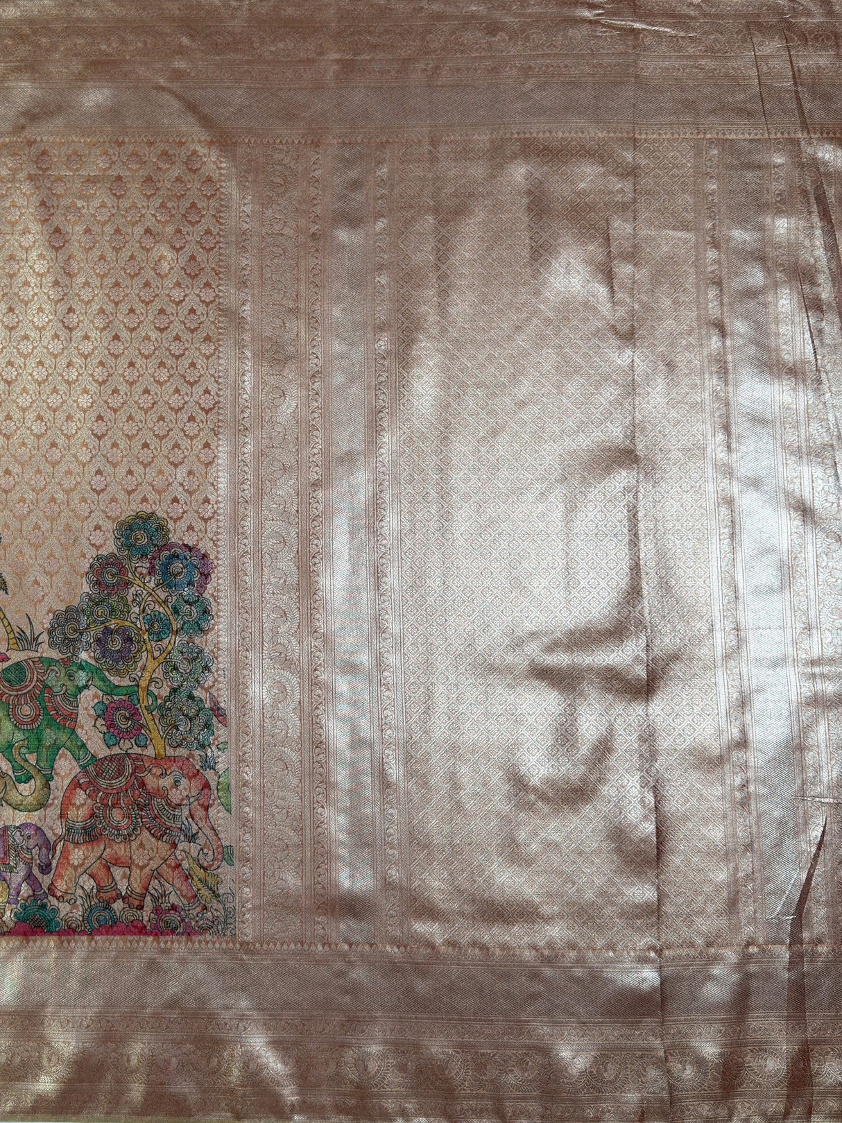 MIMOSA Saree Saree — pallu and zari work detail