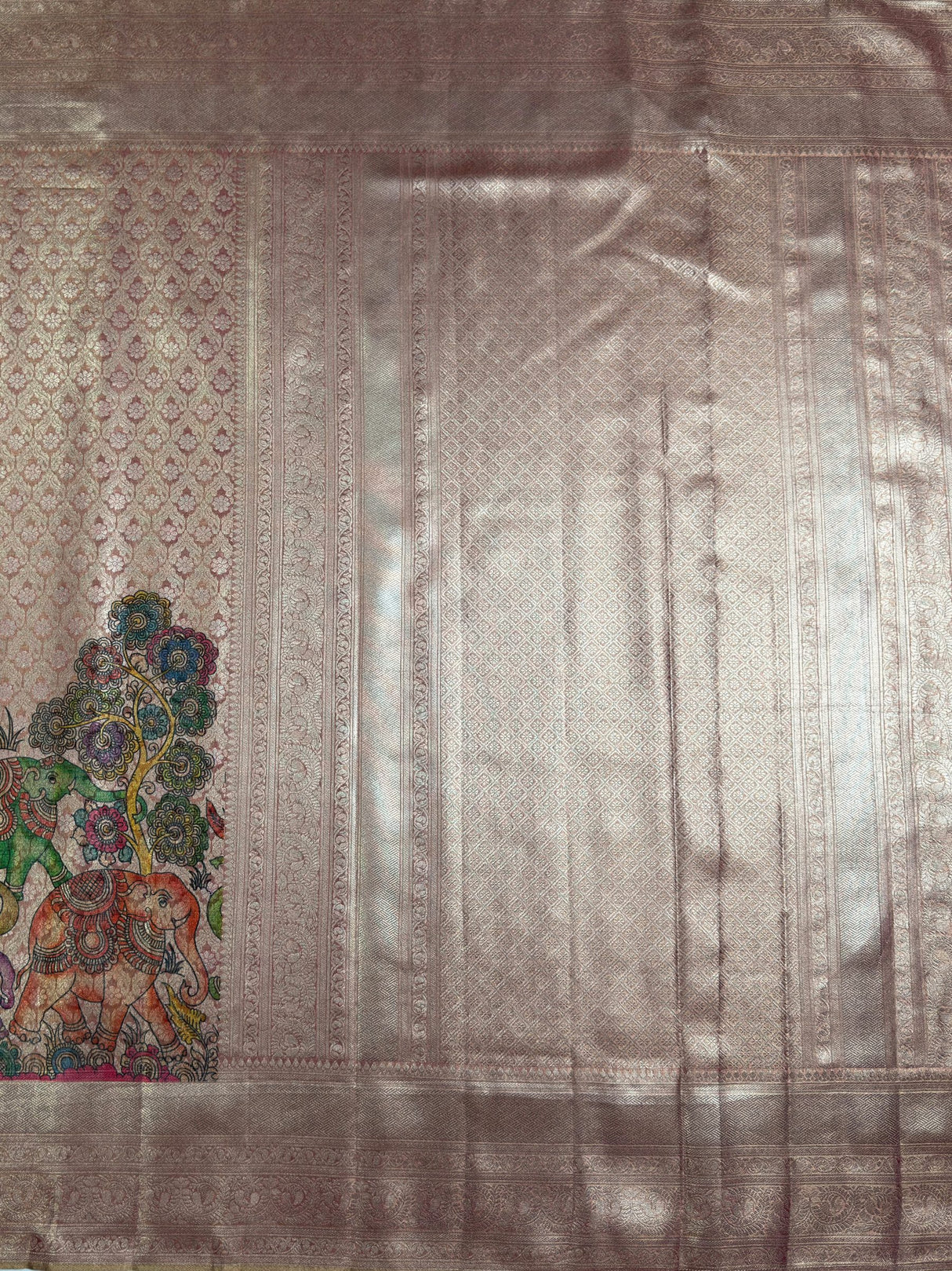 MIMOSA Saree Saree — pallu and zari work detail