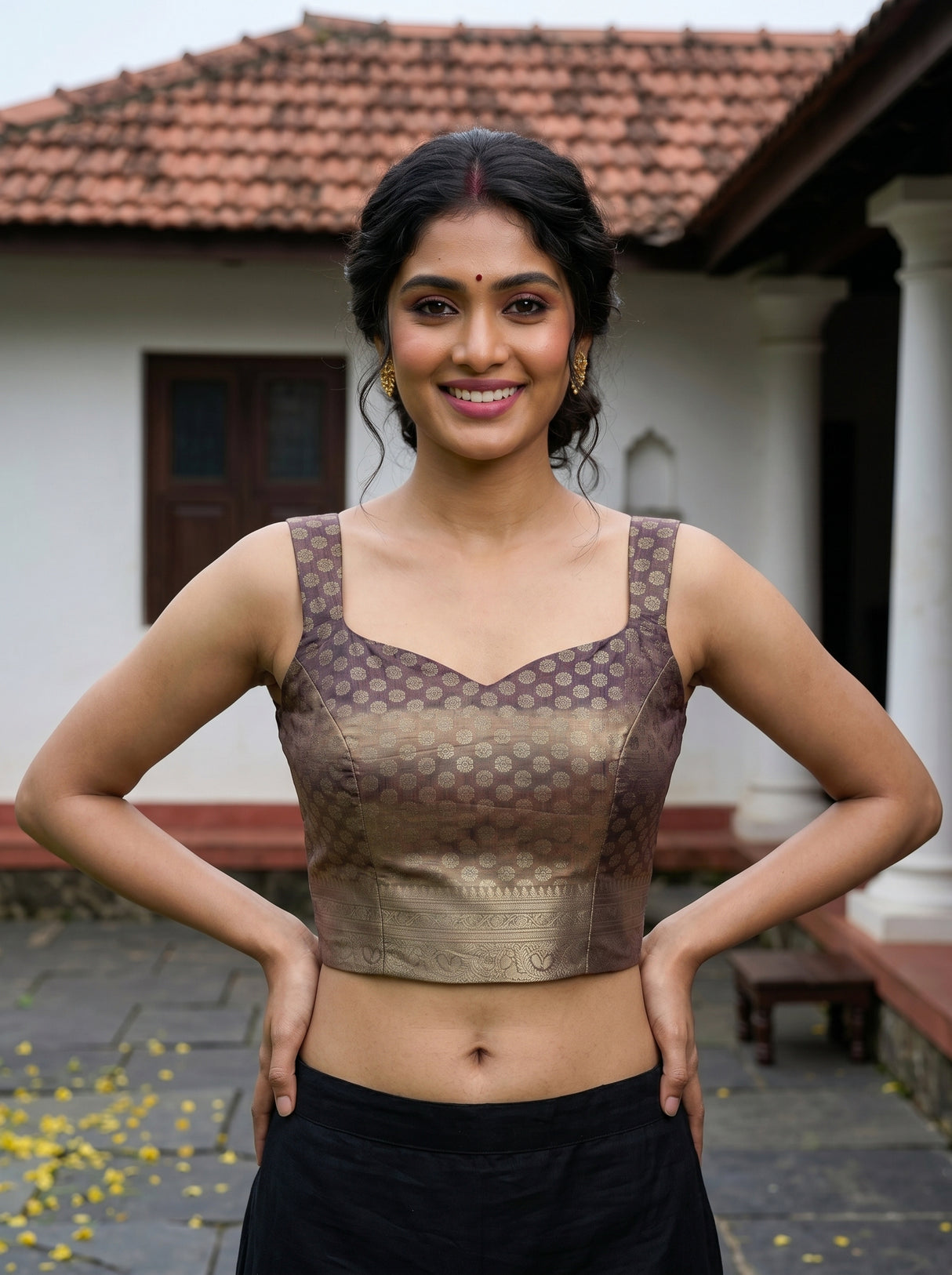MIMOSA Saree Saree — blouse close-up