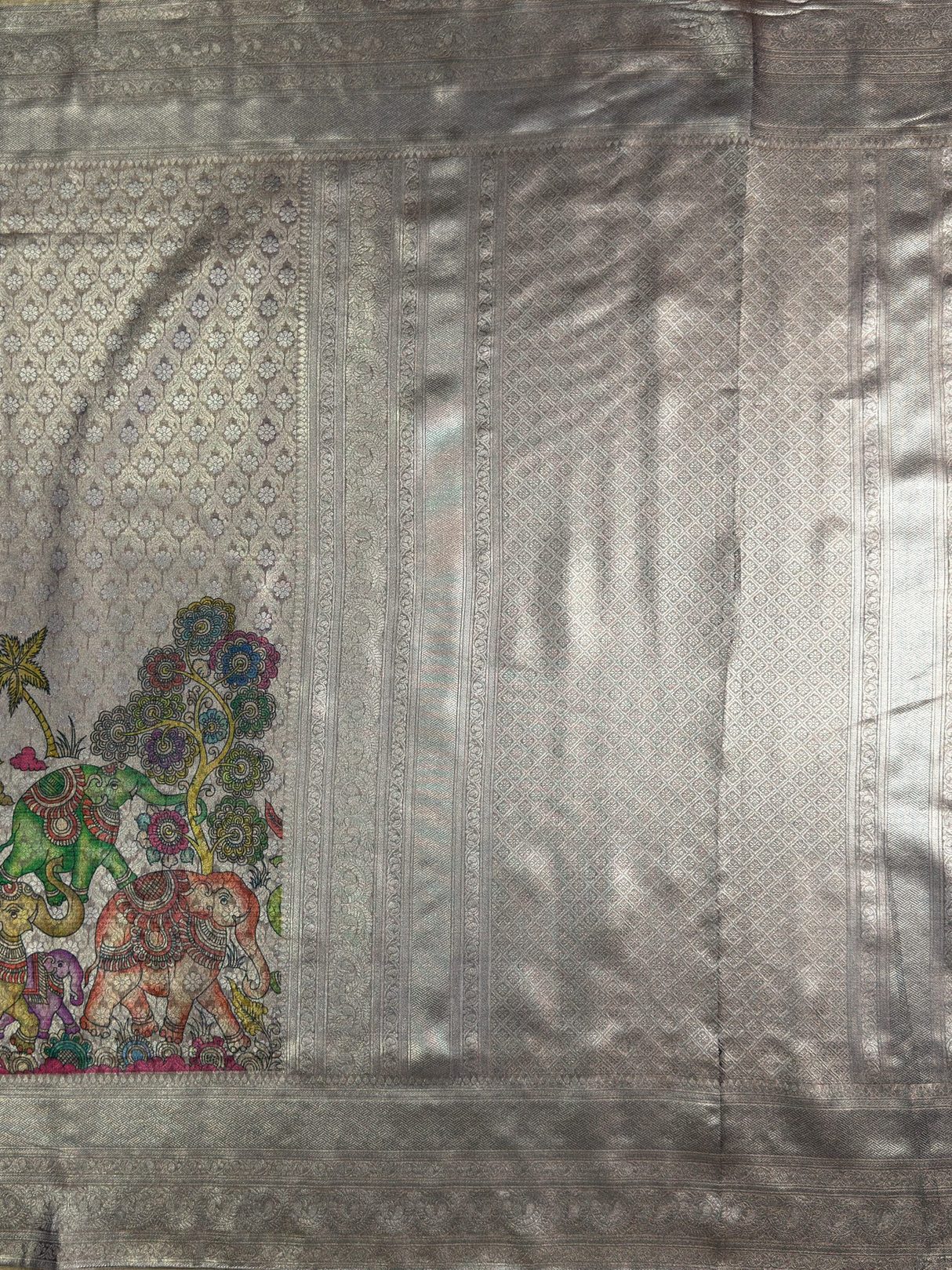 MIMOSA Saree Saree — pallu and zari work detail