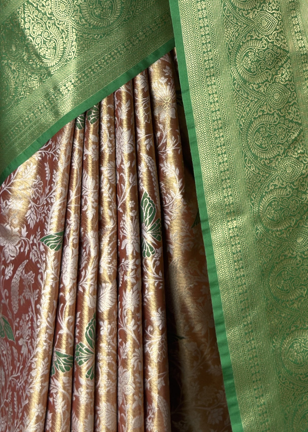 MIMOSA Maroon Kanjivaram Art Silk Saree β fleets shot full lifestyle