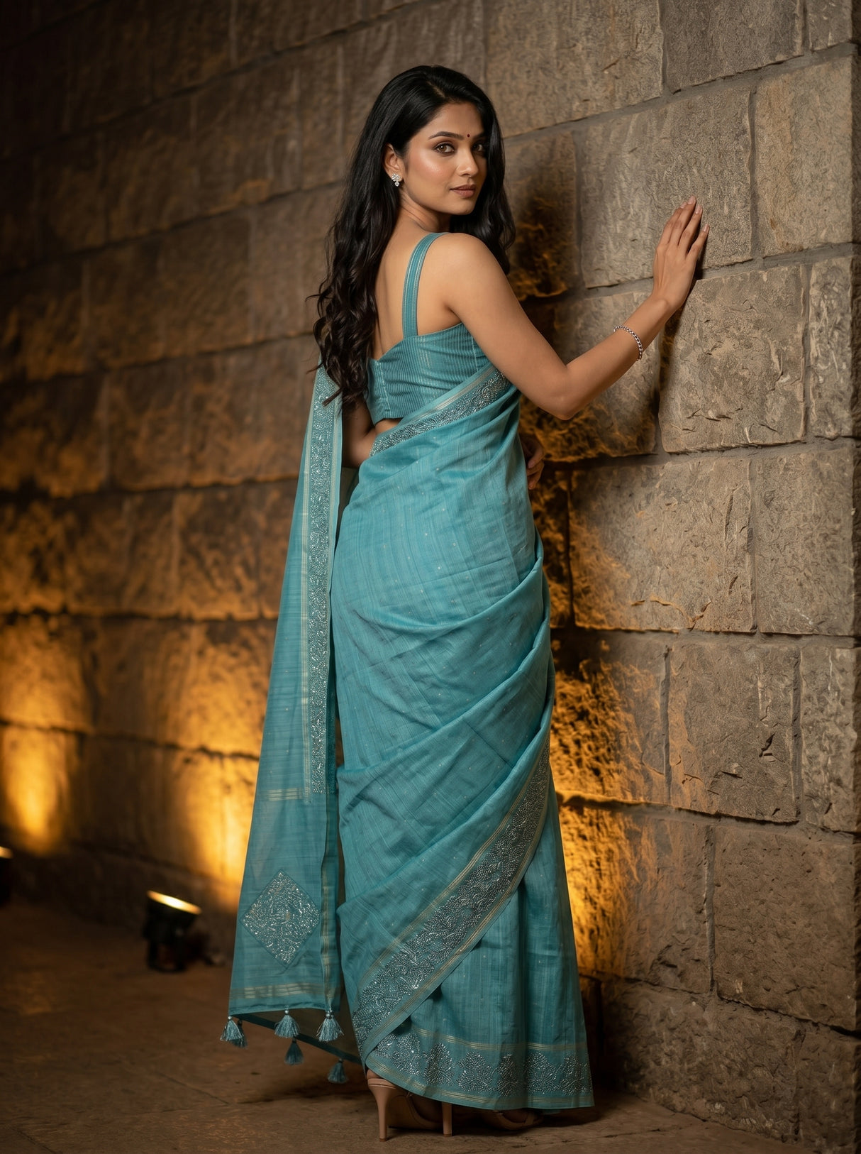 MIMOSA Saree Saree — pose 7 styling detail