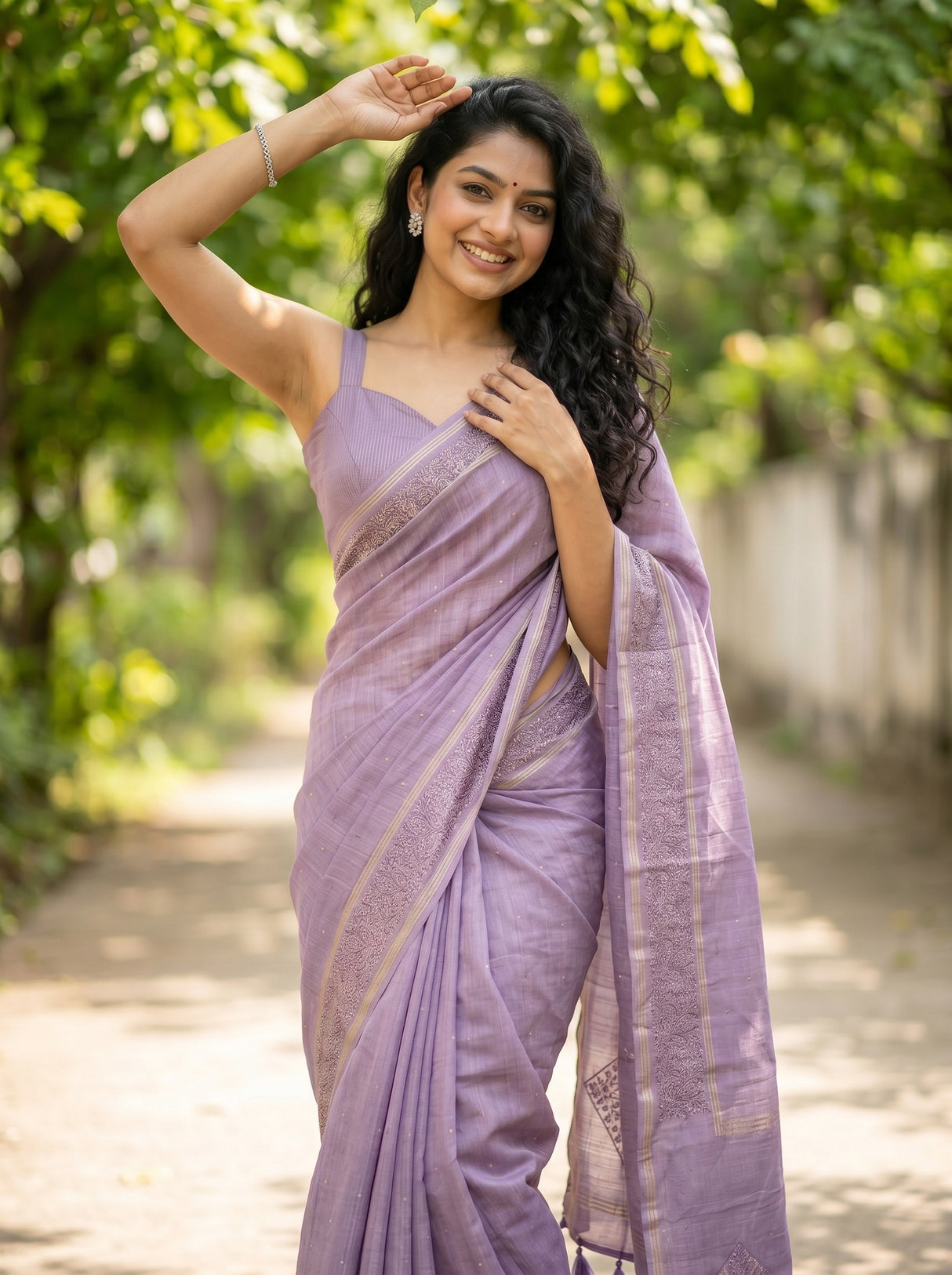 MIMOSA Saree Saree — pose 10 styling detail