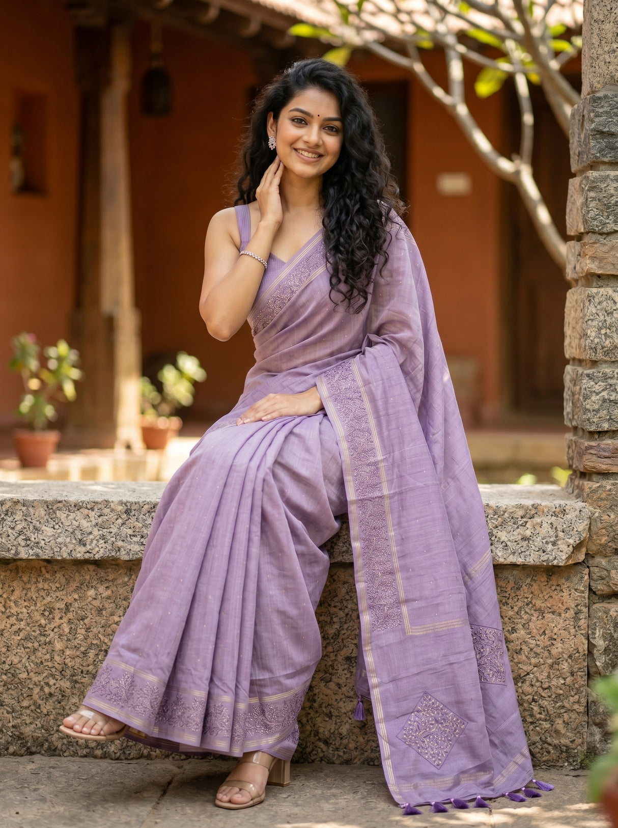 MIMOSA Saree Saree — pose 8 styling detail