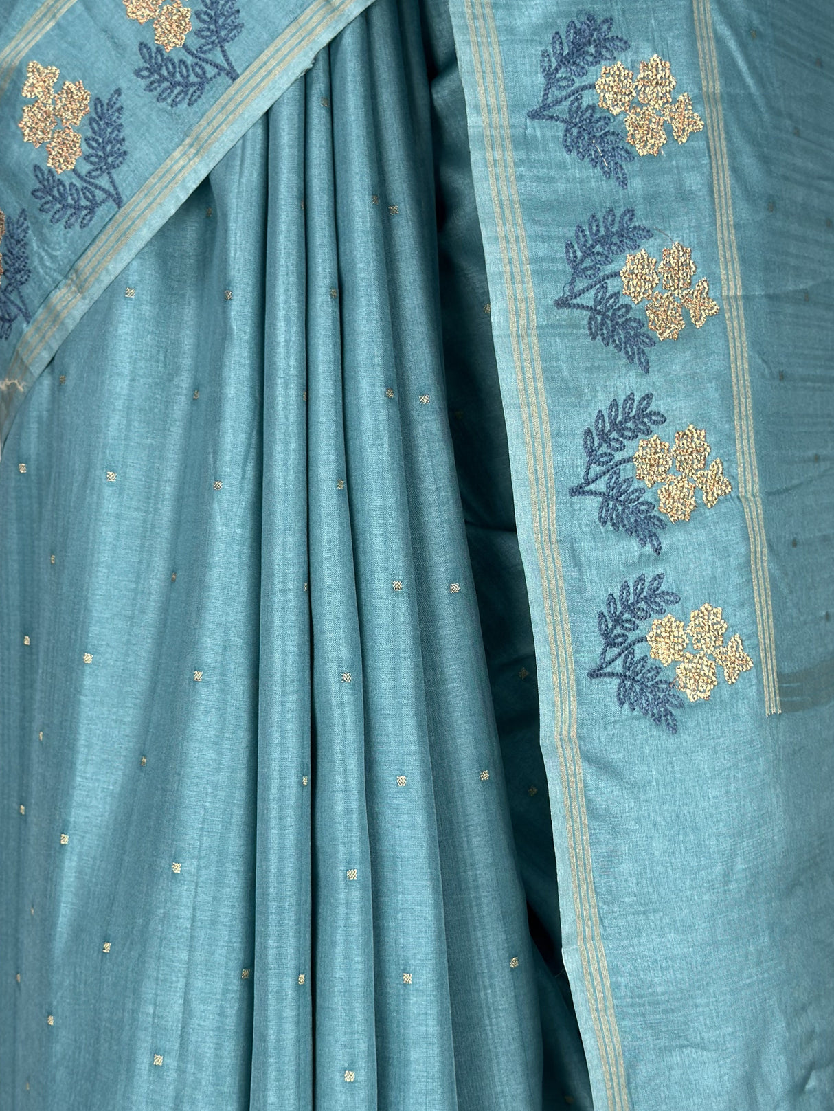 MIMOSA Sapphire Saree Saree — fleets shot full lifestyle