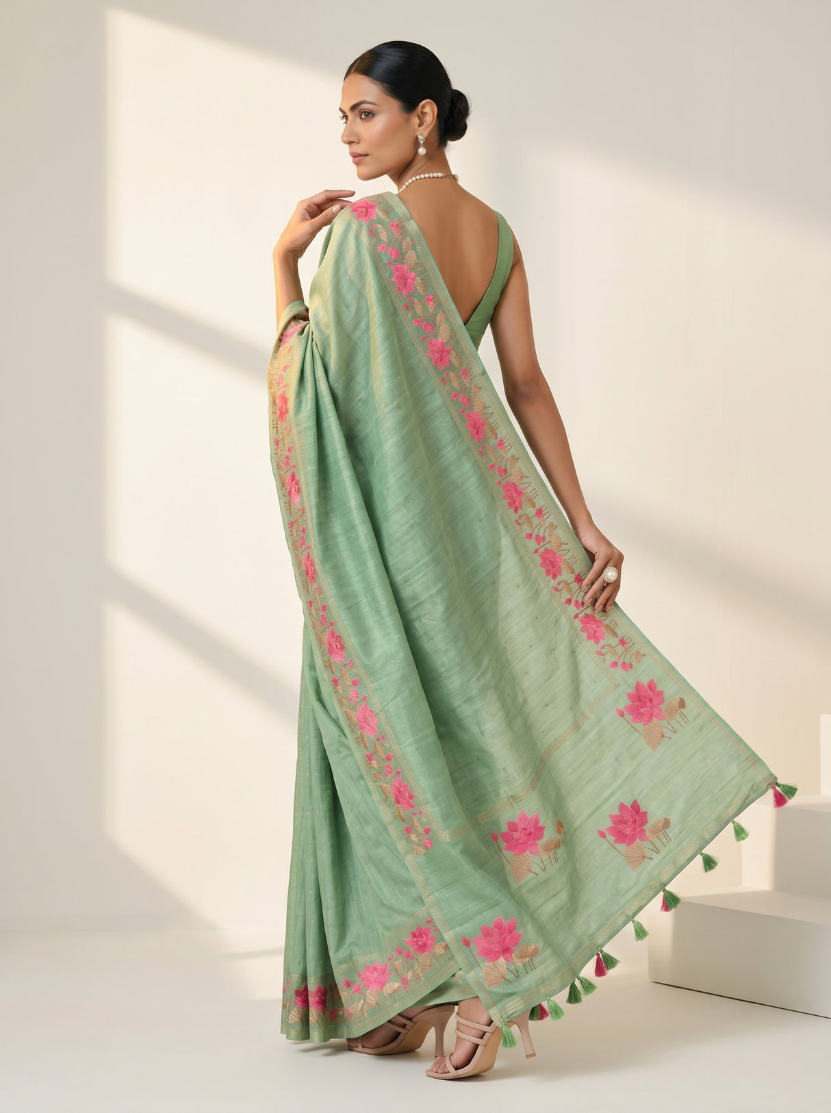 MIMOSA Saree Saree — pose 7 styling detail