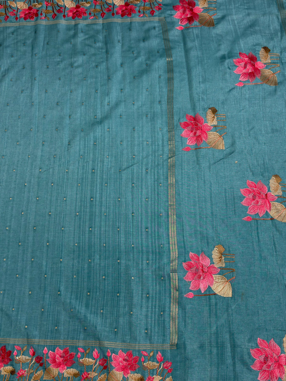 MIMOSA Saree Saree — pallu and zari work detail