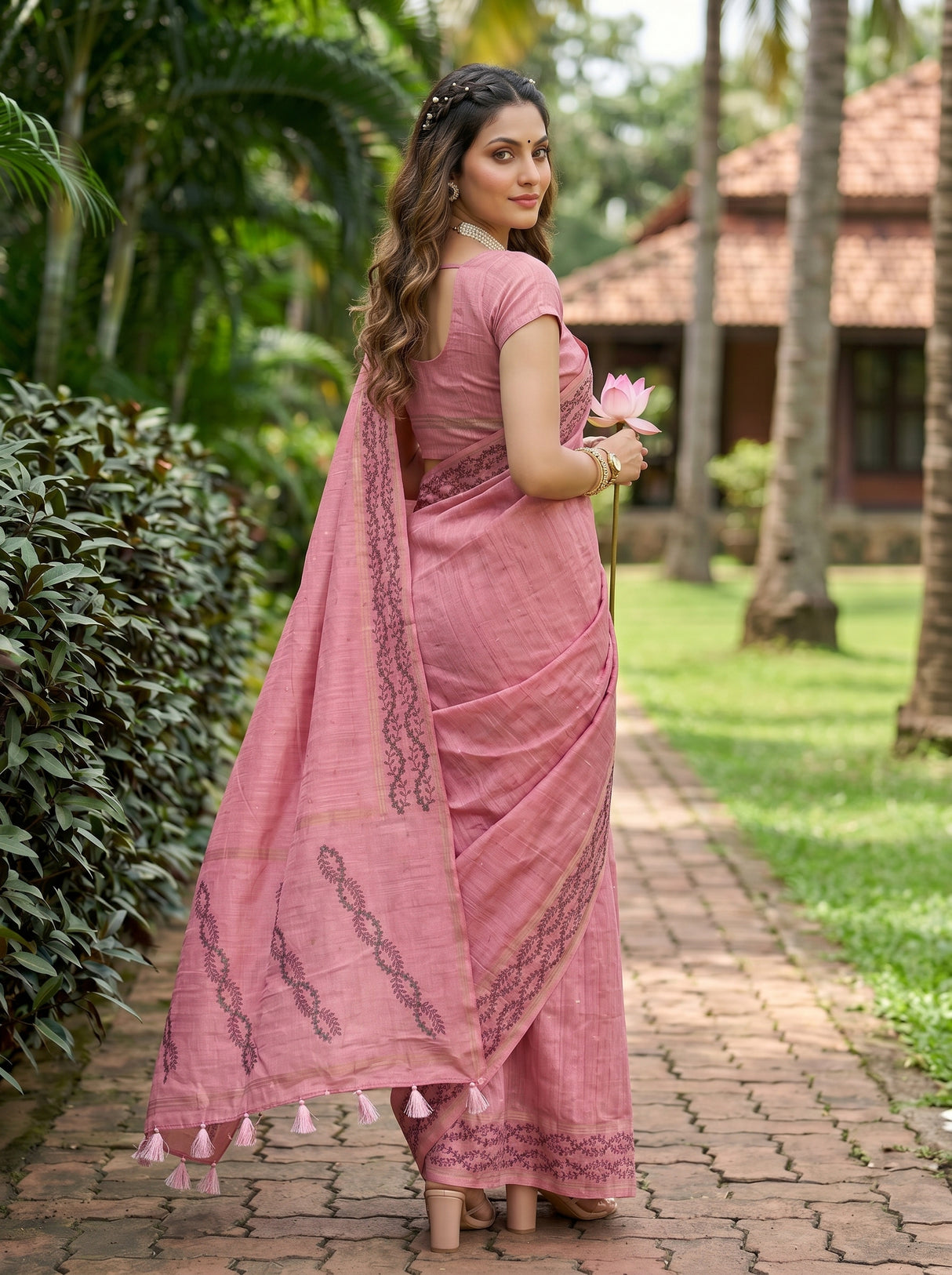 MIMOSA Saree Saree — pose 7 styling detail