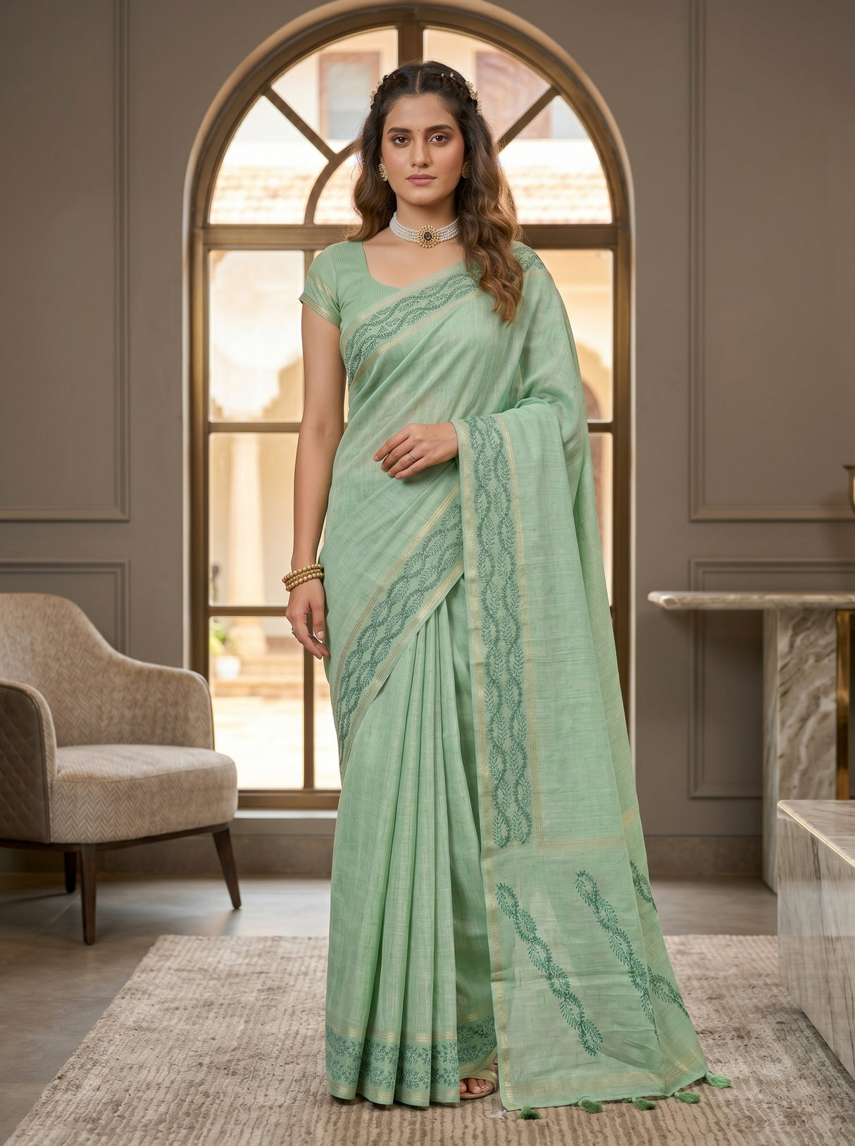 MIMOSA Saree Saree — pose 4 styling detail