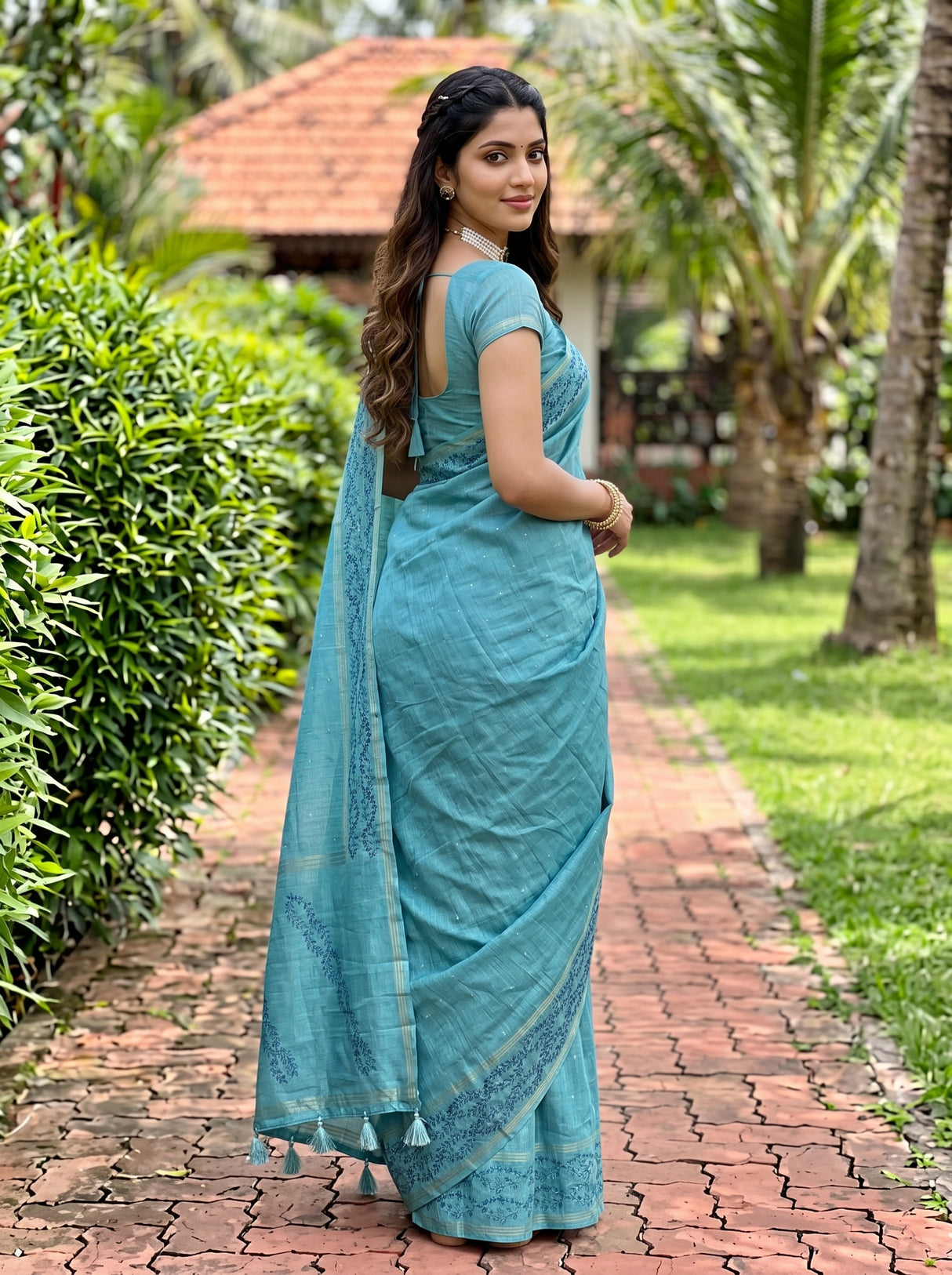 MIMOSA Saree Saree — pose 7 styling detail