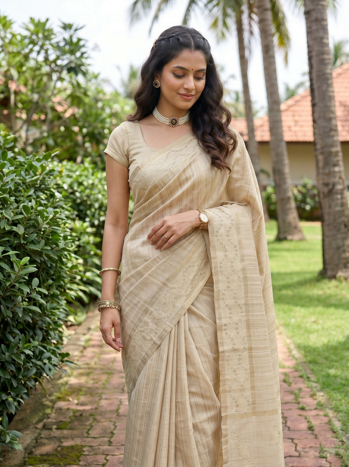 MIMOSA Saree Saree — pose 10 styling detail