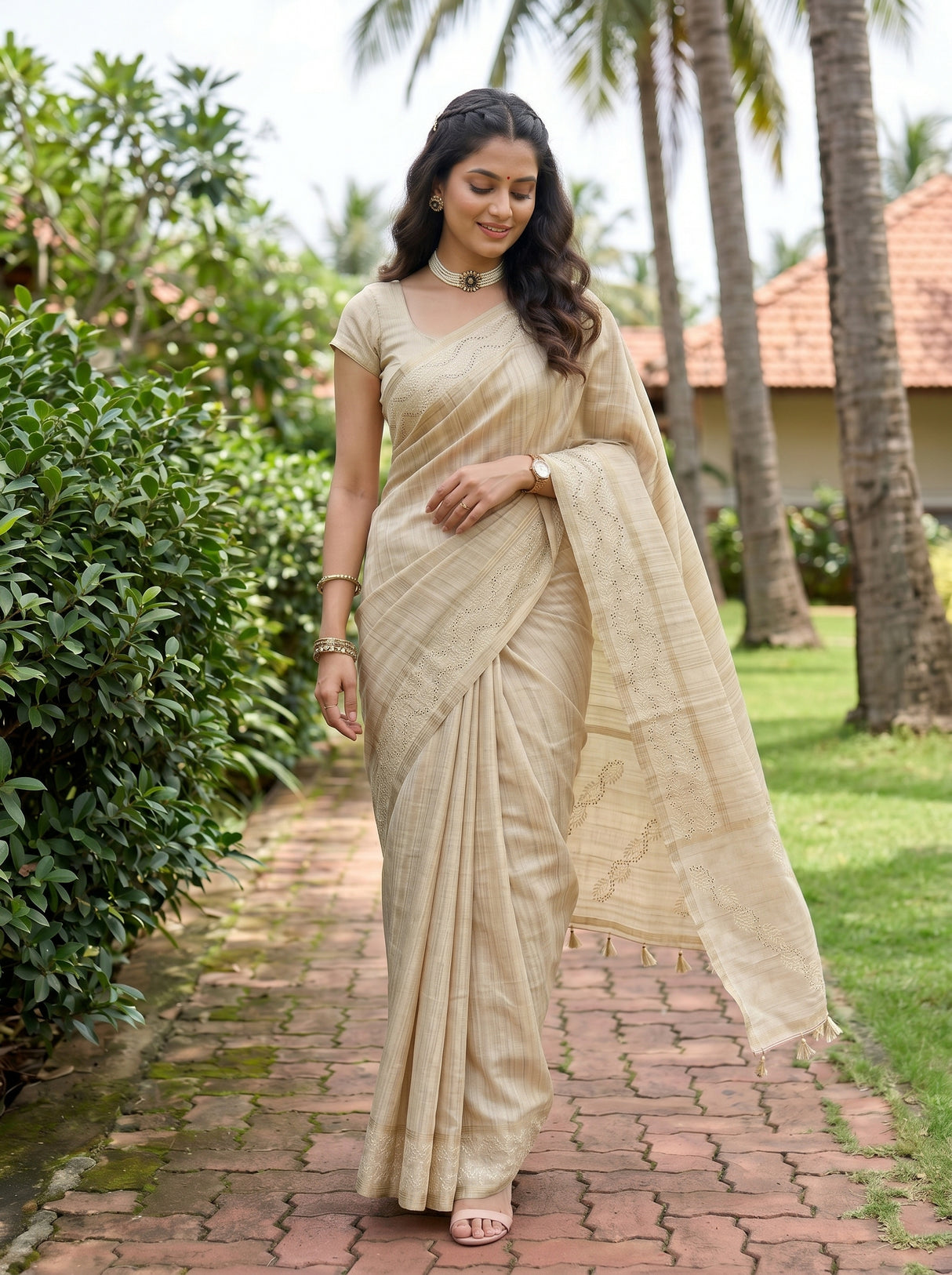 MIMOSA Saree Saree — pose 6 styling detail