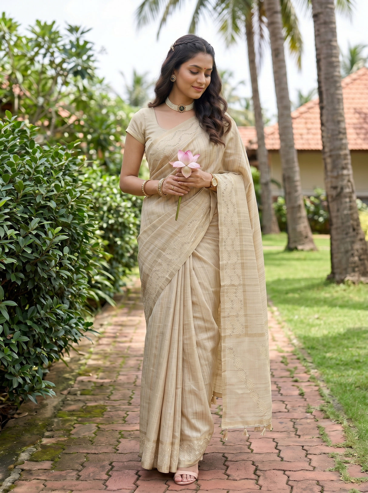 MIMOSA Saree Saree — pose 9 styling detail