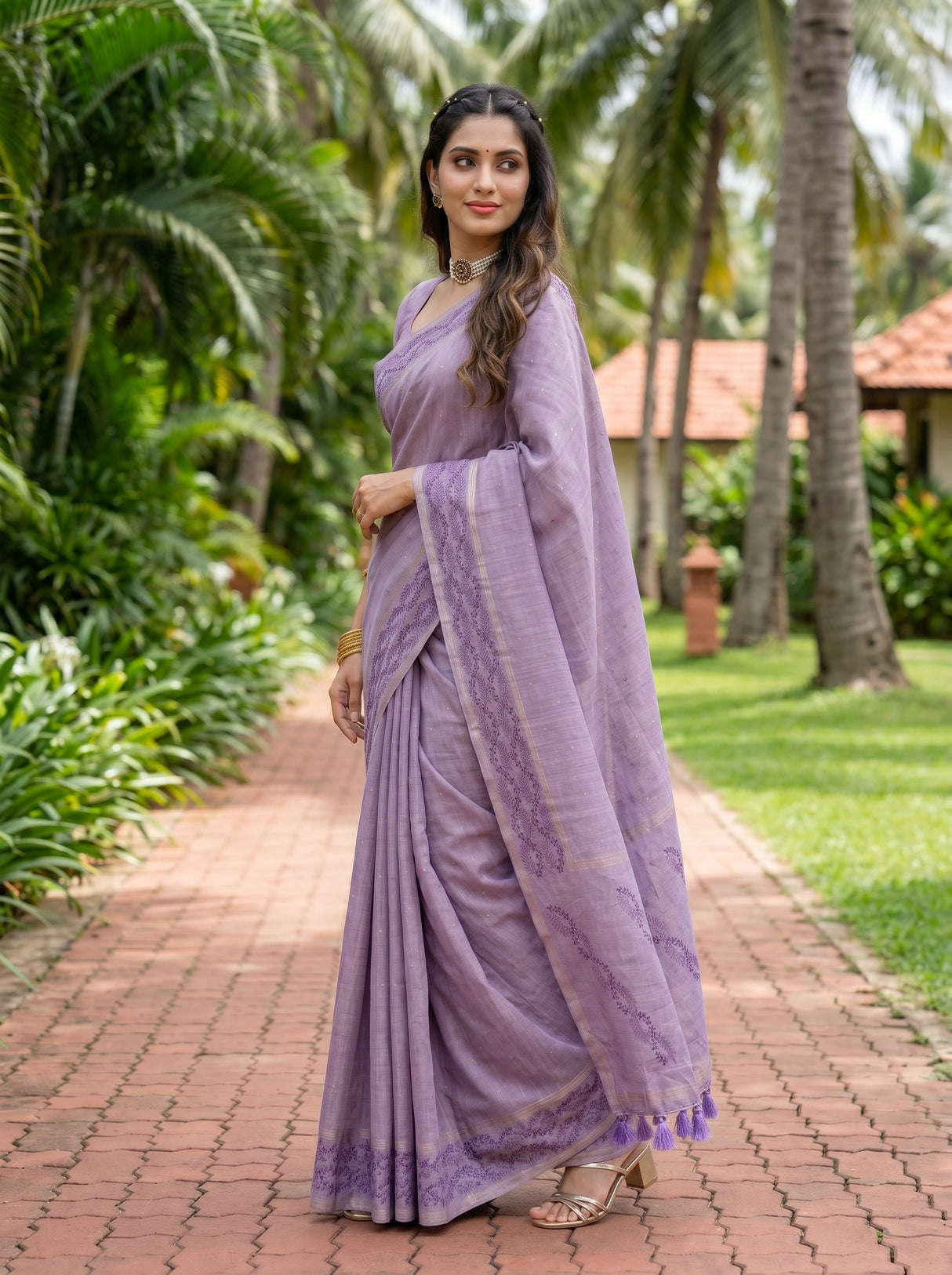 MIMOSA Saree Saree — pose 5 styling detail