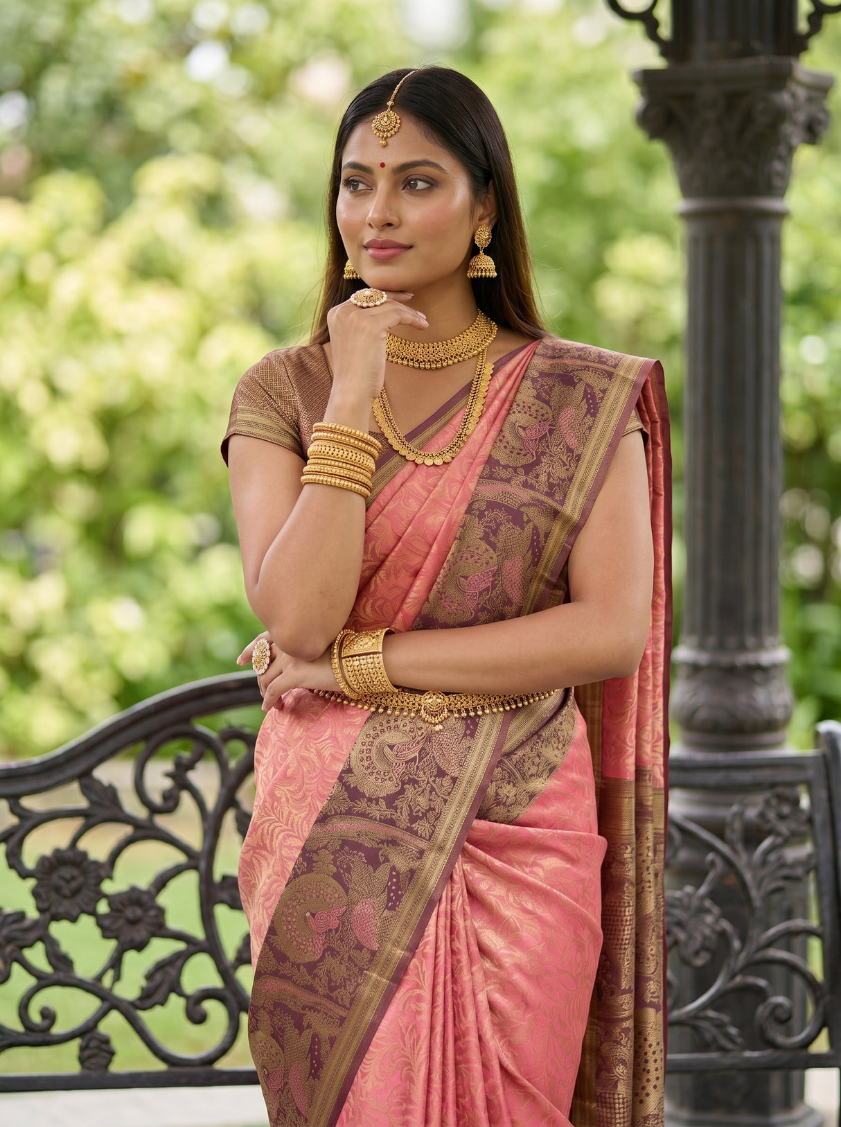 MIMOSA Saree Saree — pose 10 styling detail
