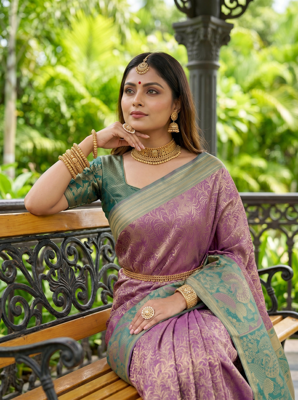 MIMOSA Saree Saree — pose 10 styling detail