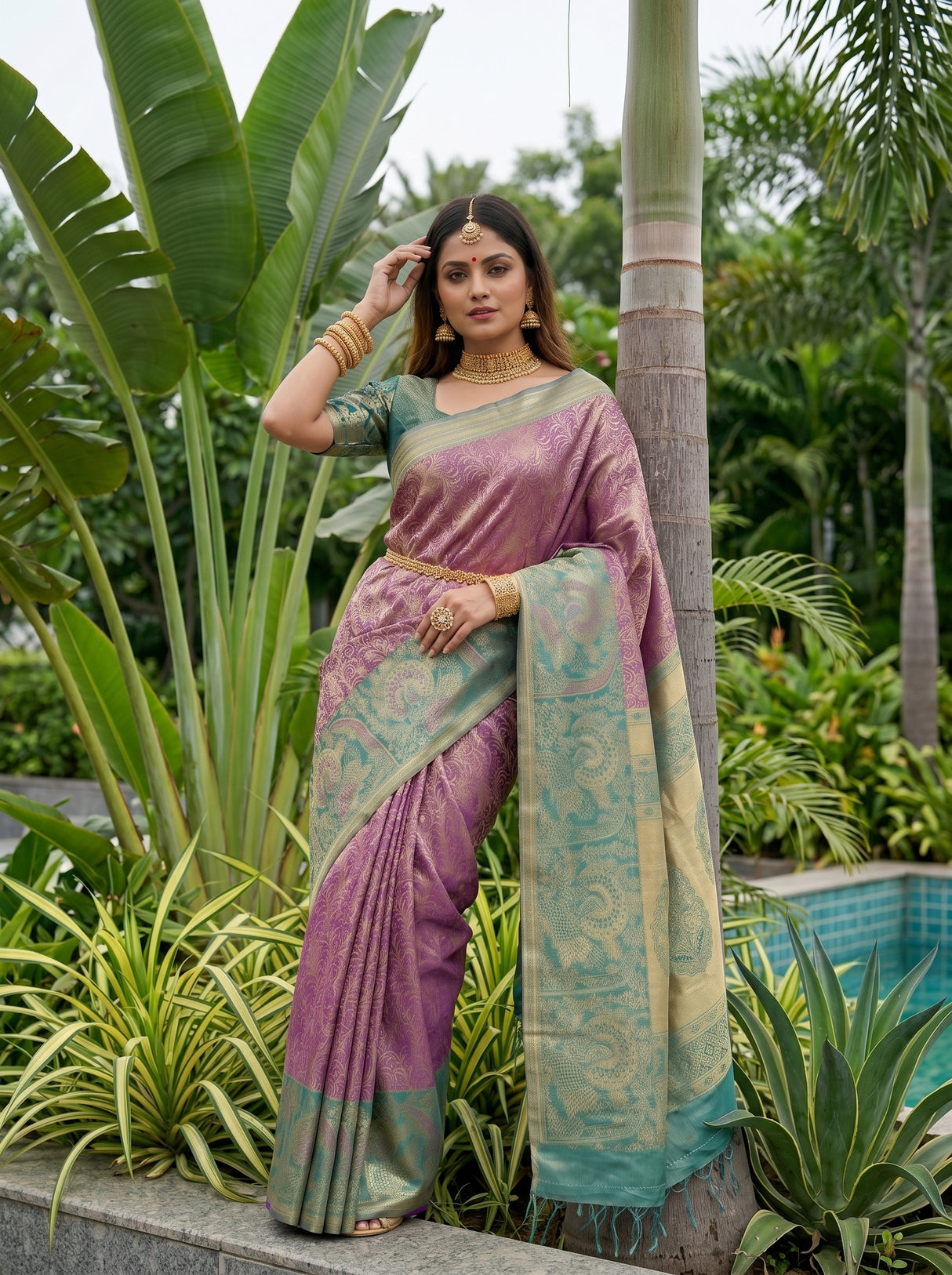 MIMOSA Saree Saree — pose 9 styling detail