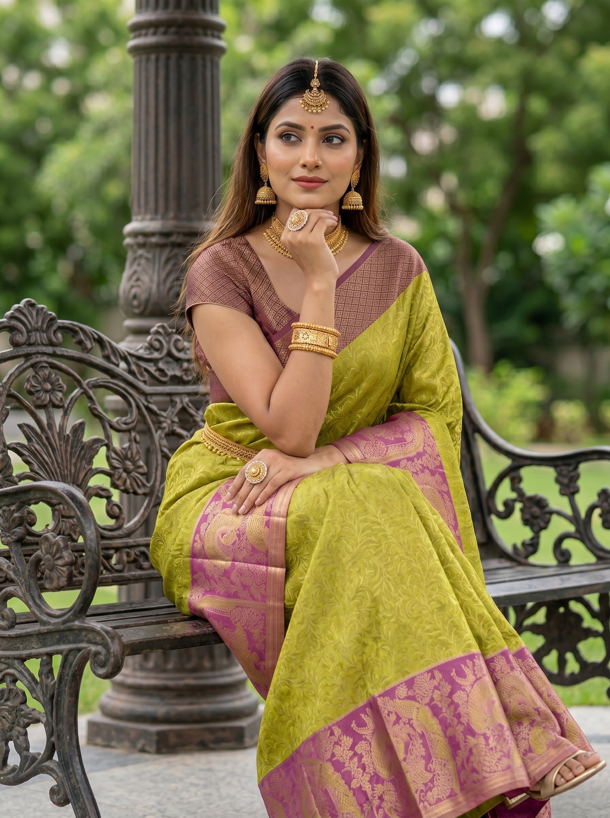 MIMOSA Saree Saree — pose 10 styling detail