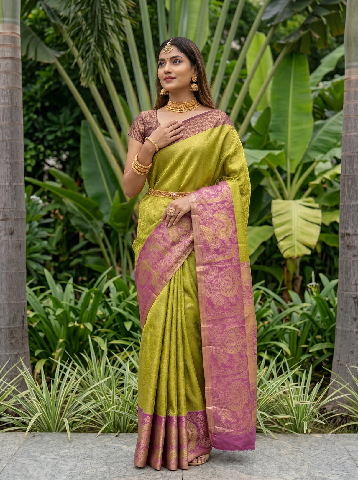 MIMOSA Saree Saree — pose 5 styling detail