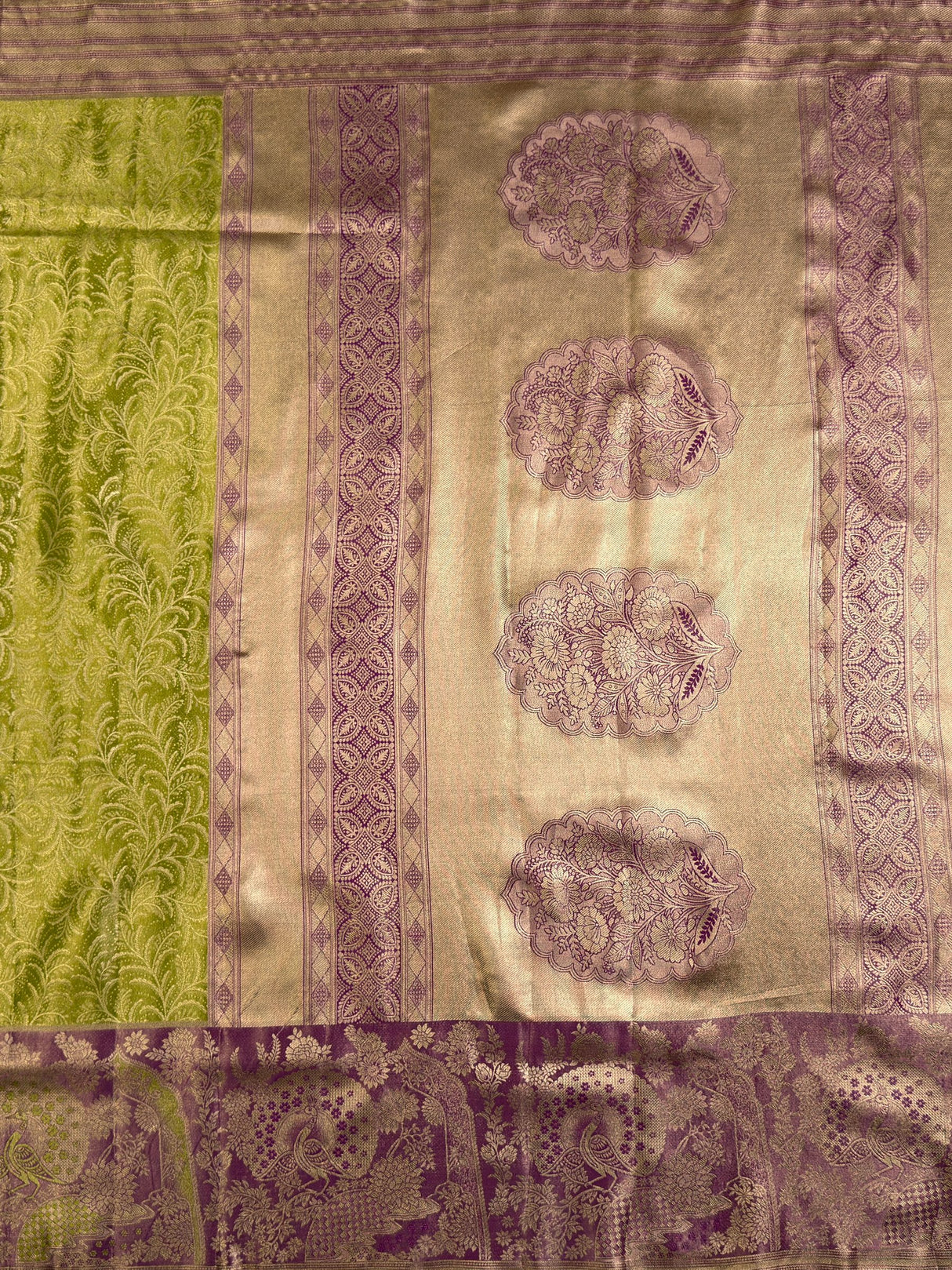 MIMOSA Saree Saree — pallu and zari work detail