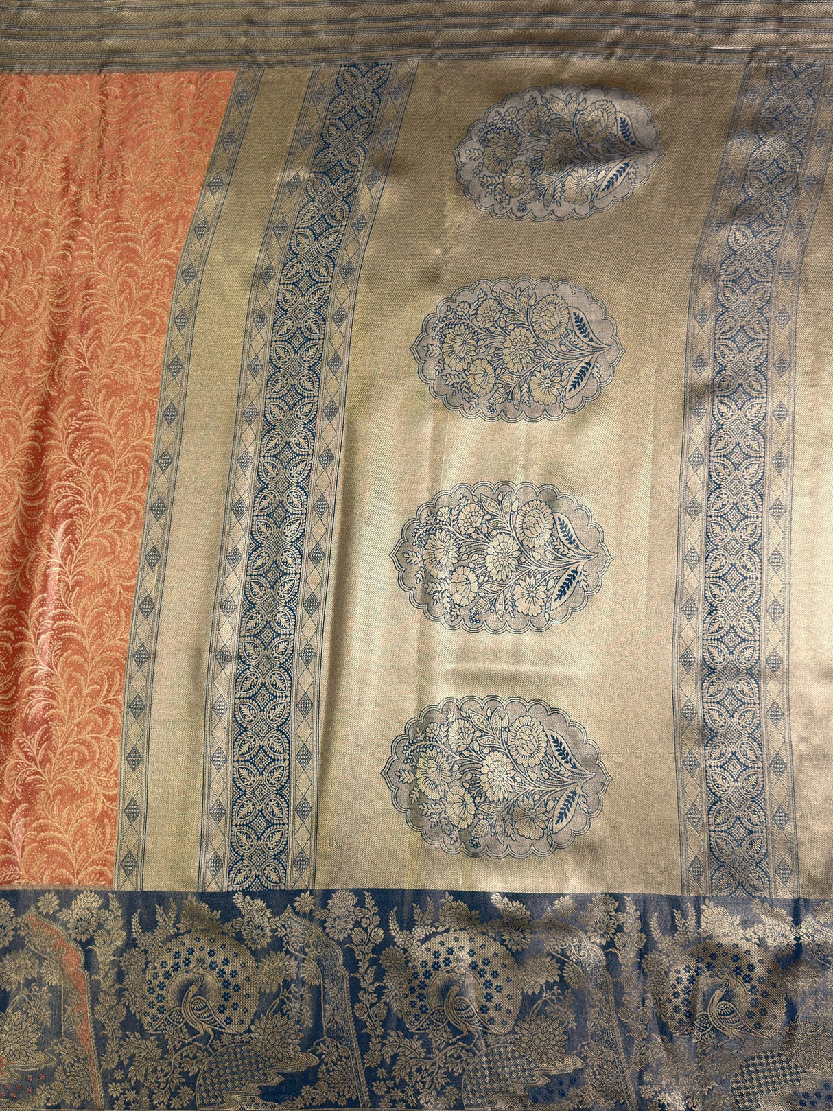 MIMOSA Saree Saree — pallu and zari work detail