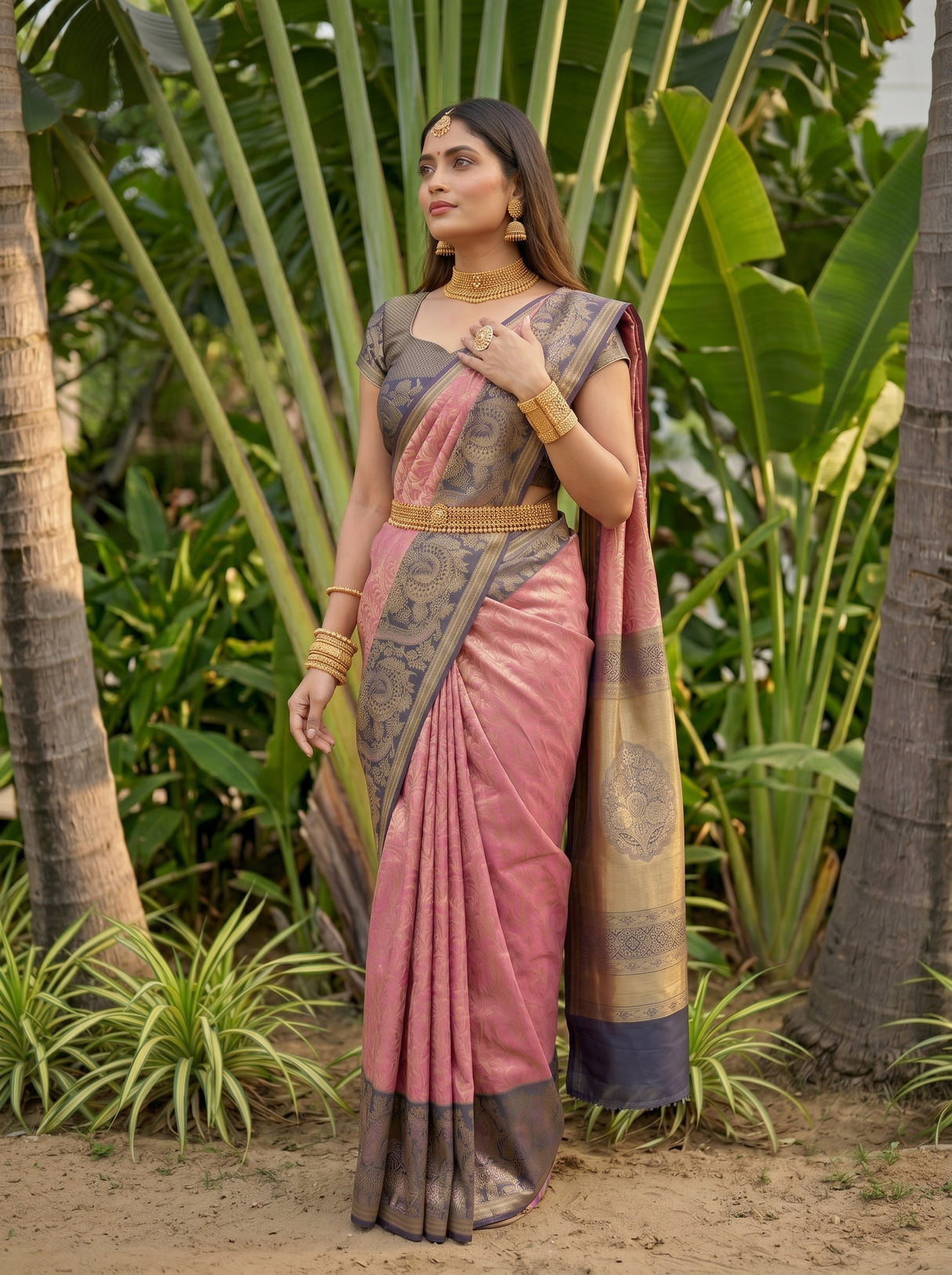 MIMOSA Saree Saree — pose 5 styling detail