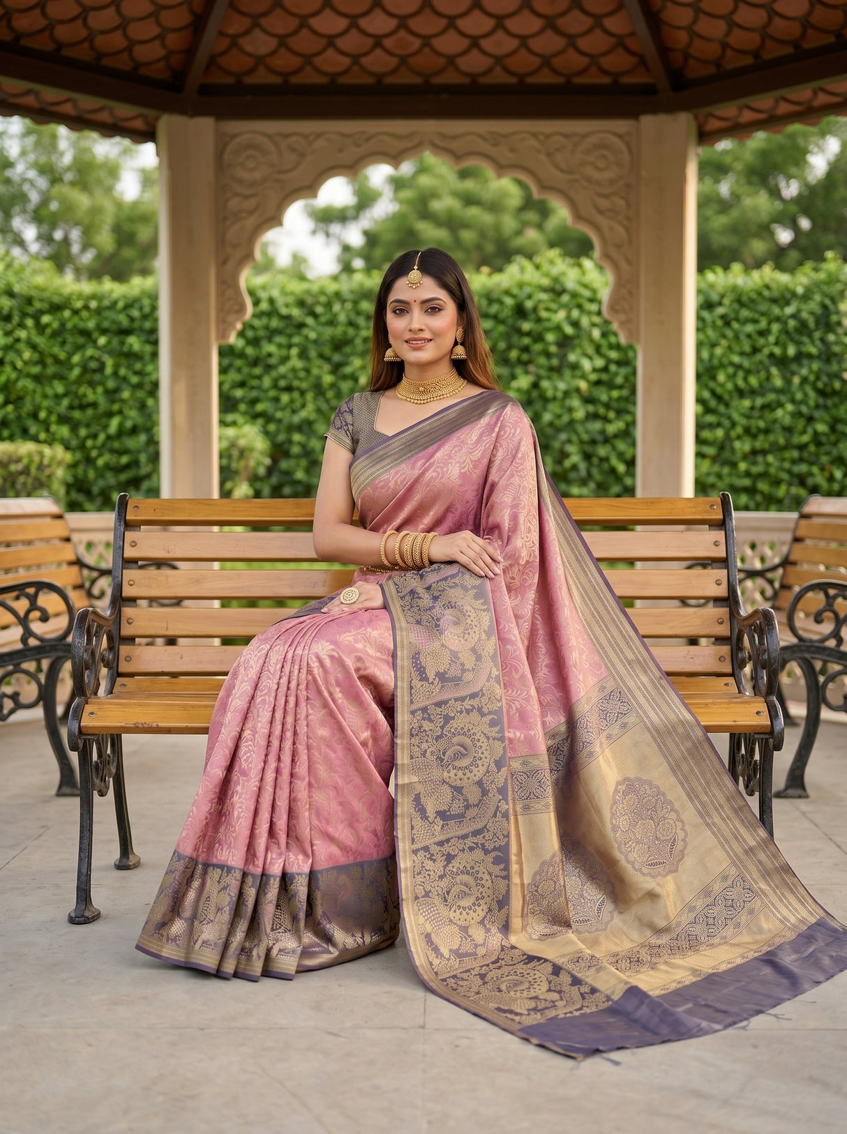 MIMOSA Saree Saree — pose 8 styling detail
