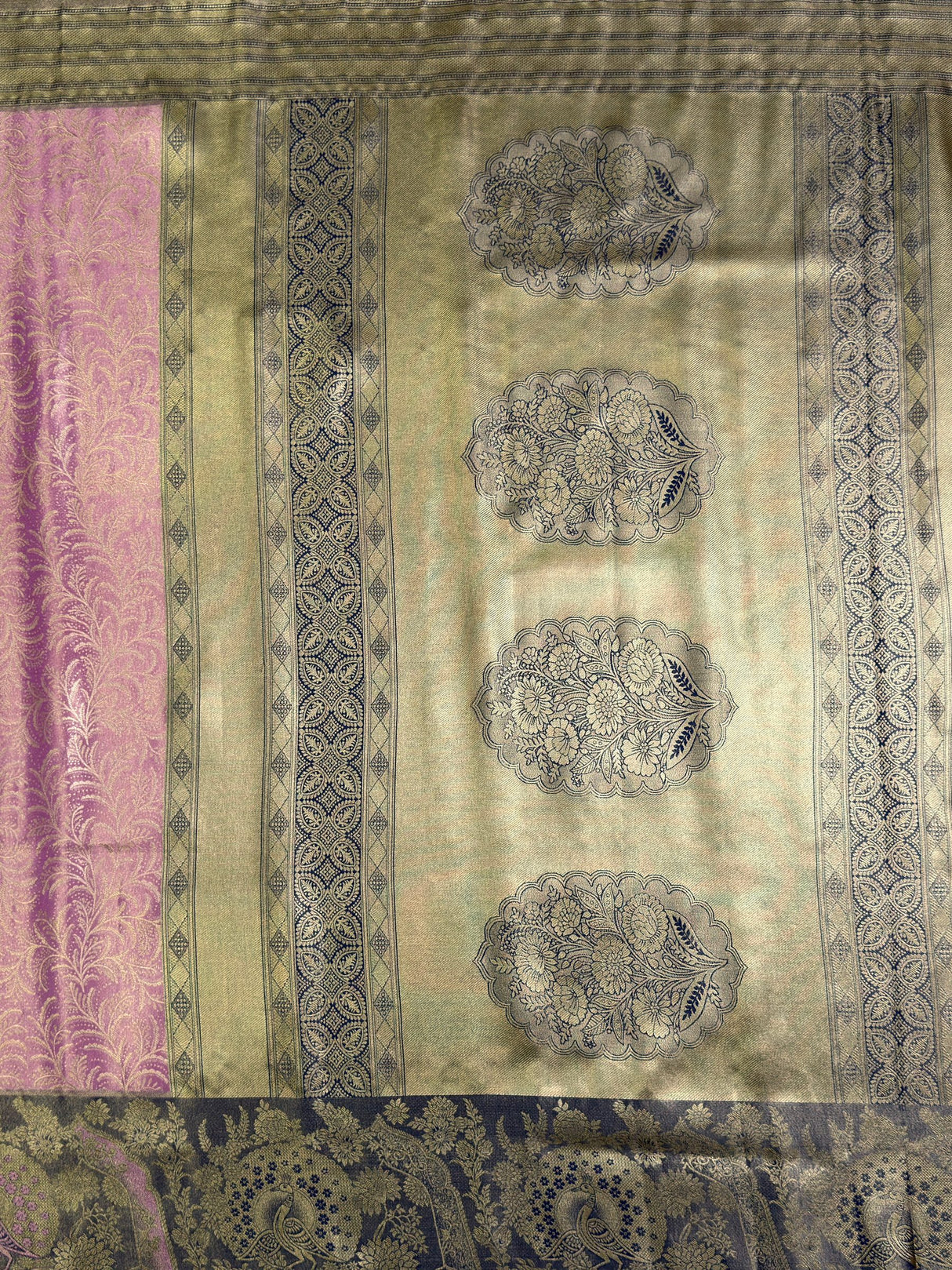 MIMOSA Saree Saree — pallu and zari work detail