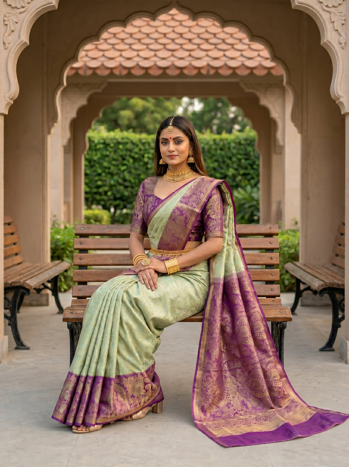 MIMOSA Saree Saree — pose 8 styling detail