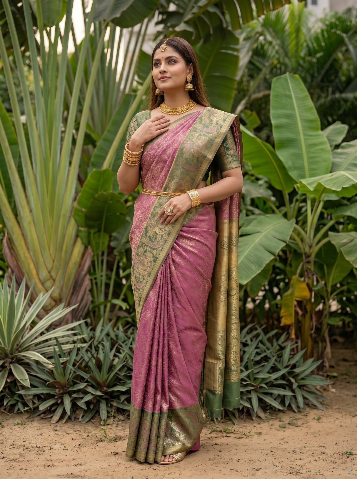 MIMOSA Saree Saree — pose 5 styling detail