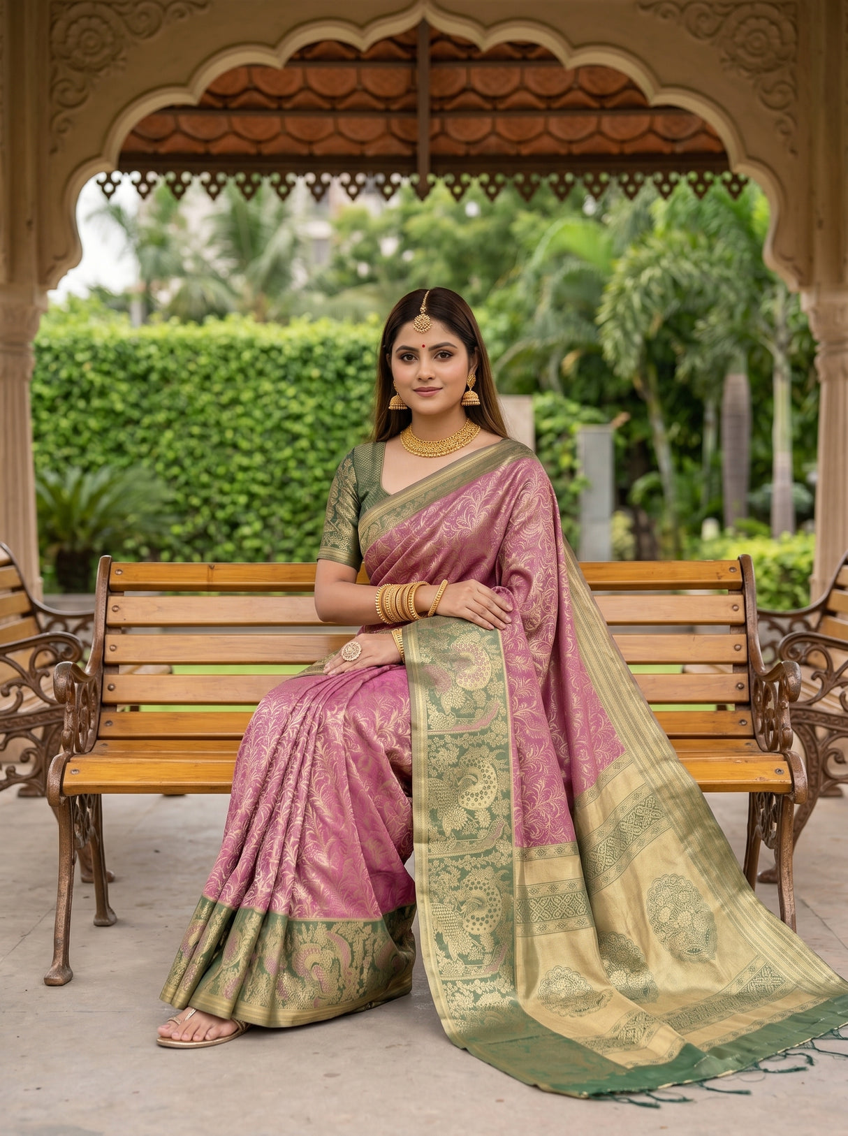 MIMOSA Saree Saree — pose 8 styling detail
