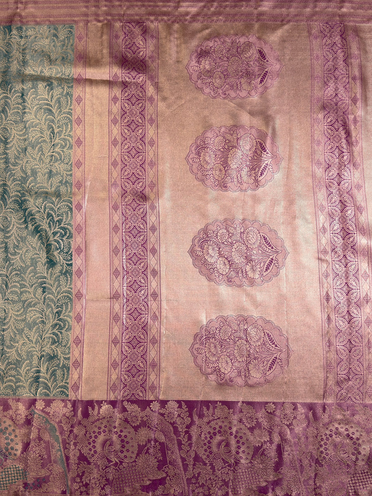 MIMOSA Saree Saree — pallu and zari work detail