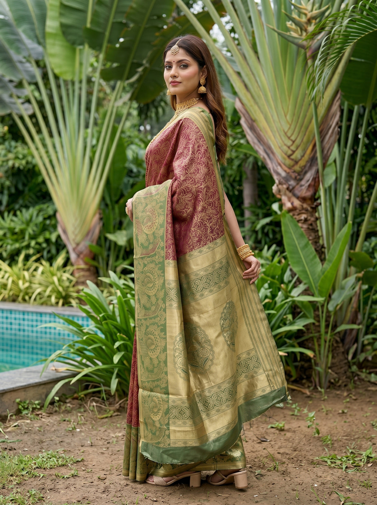 MIMOSA Saree Saree — pose 7 styling detail