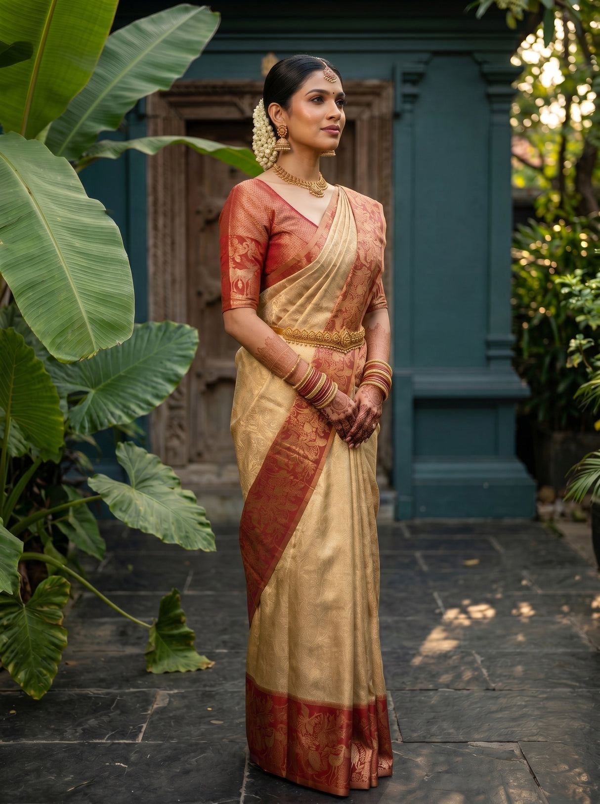 MIMOSA Saree Saree — pose 10 styling detail