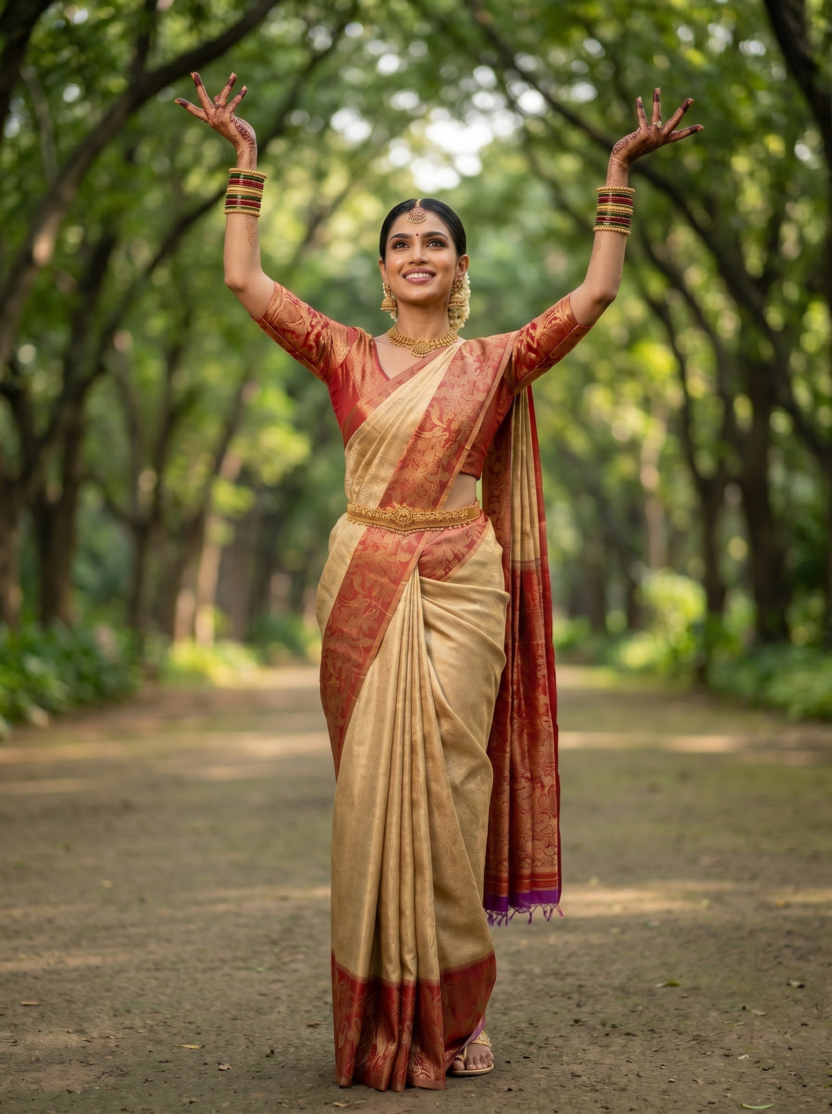 MIMOSA Saree Saree — pose 5 styling detail