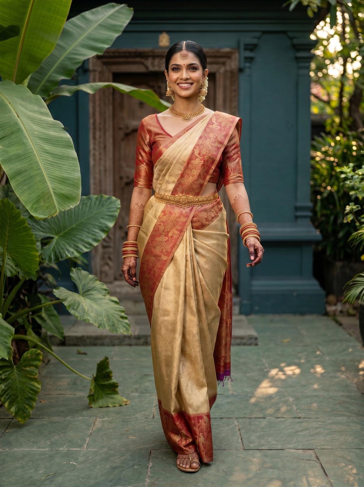 MIMOSA Saree Saree — pose 6 styling detail