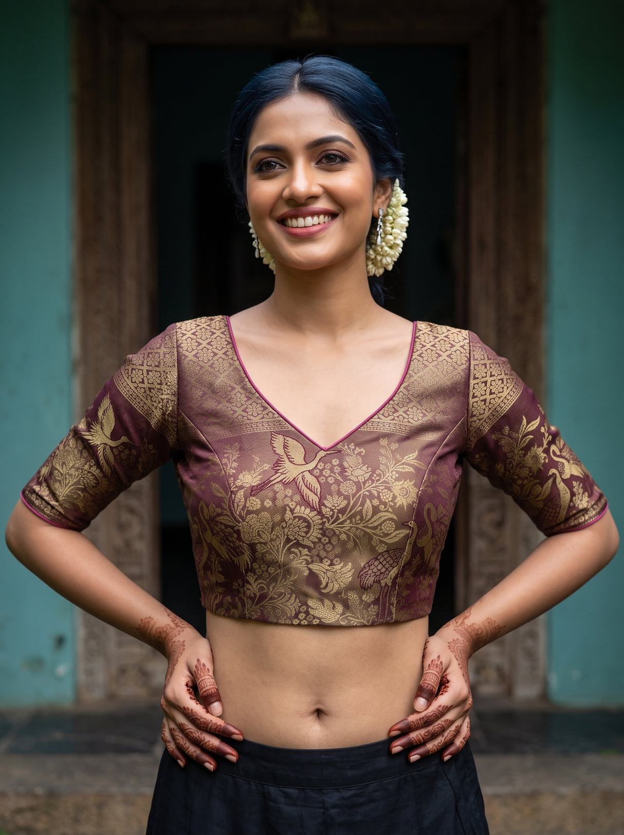 MIMOSA Saree Saree — blouse close-up