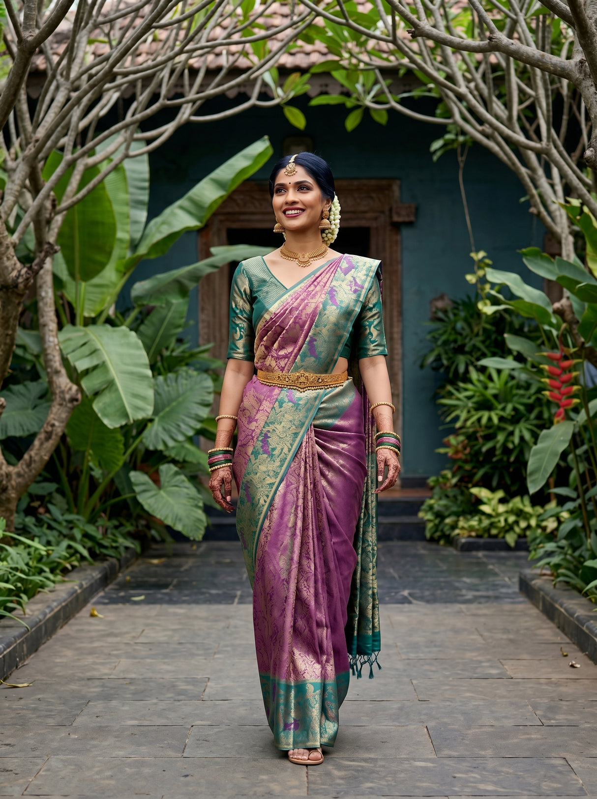 MIMOSA Saree Saree — pose 6 styling detail